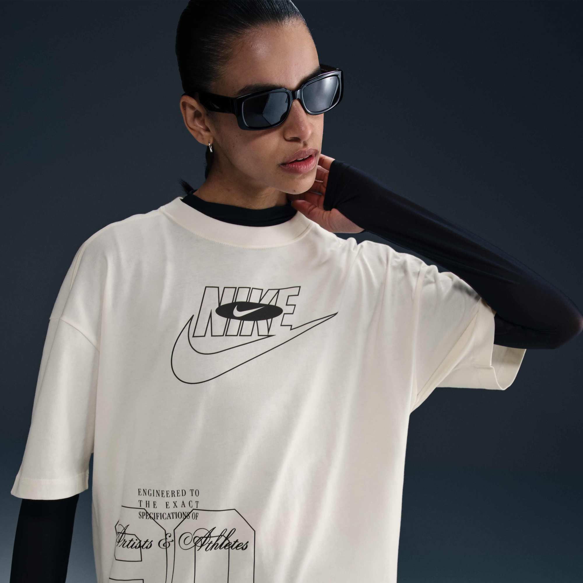 Tシャツ・カットソー (W) Nike NSW Oversized T-Shirts Sail NIKE AS W NSW DANCE OS TEE SAIL（ナイキ ウィメンズ NSW