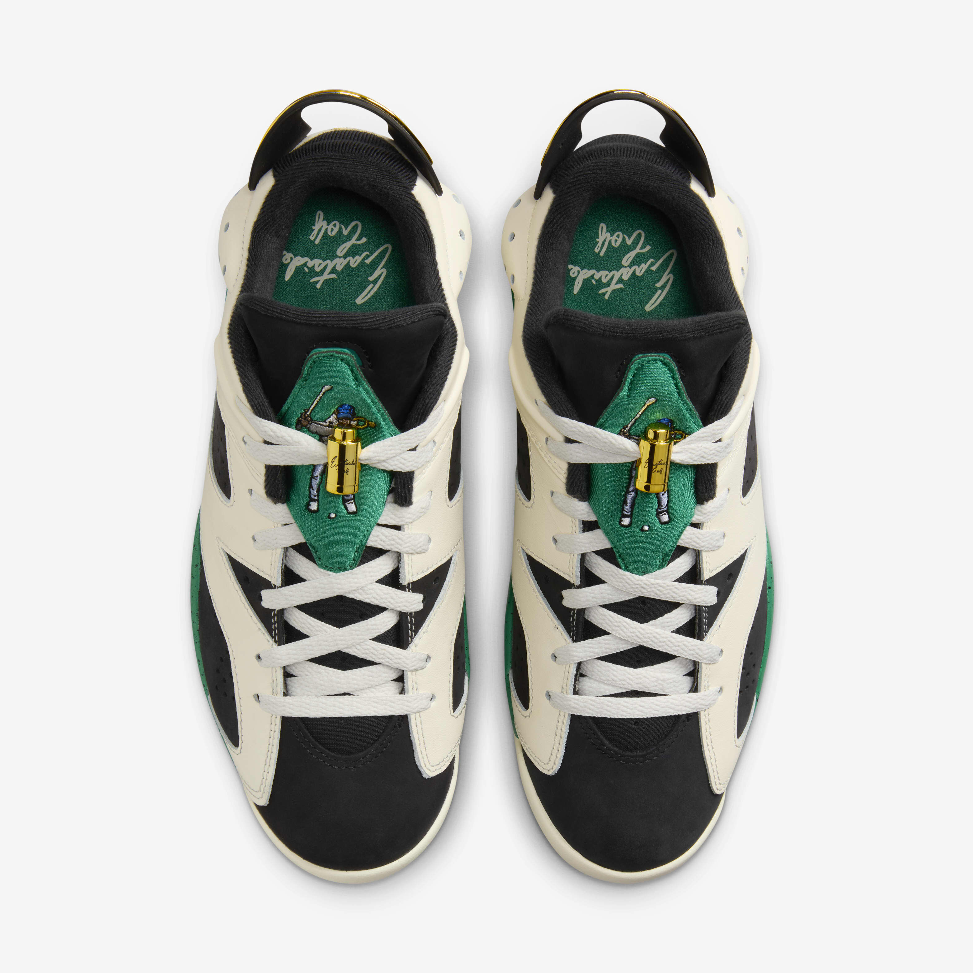 Buy Jordan Retro 6 G NRG x Eastside Golf Men's Golf Shoes -  White/Black/Metallic Gold/Malachite | Nike UAE Official