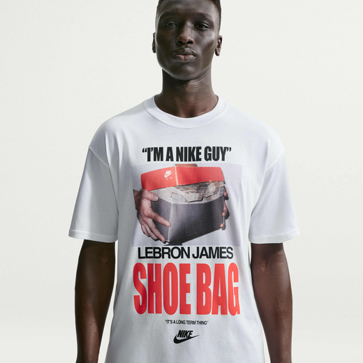 Basketball Tops & T-Shirts-Nike, LeBron 'Shoe Bag', Nike Men's Basketball T-Shirt