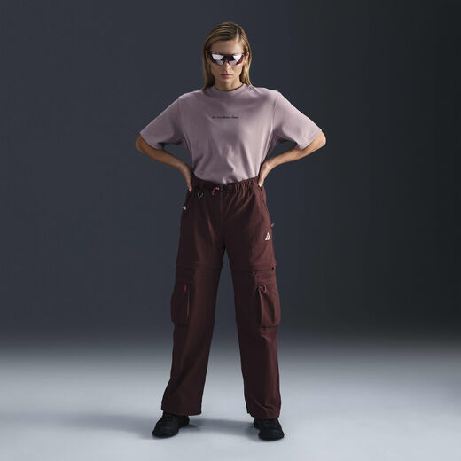 Burgundy-Nike, Nike ACG, Women's Zip-Off Trousers