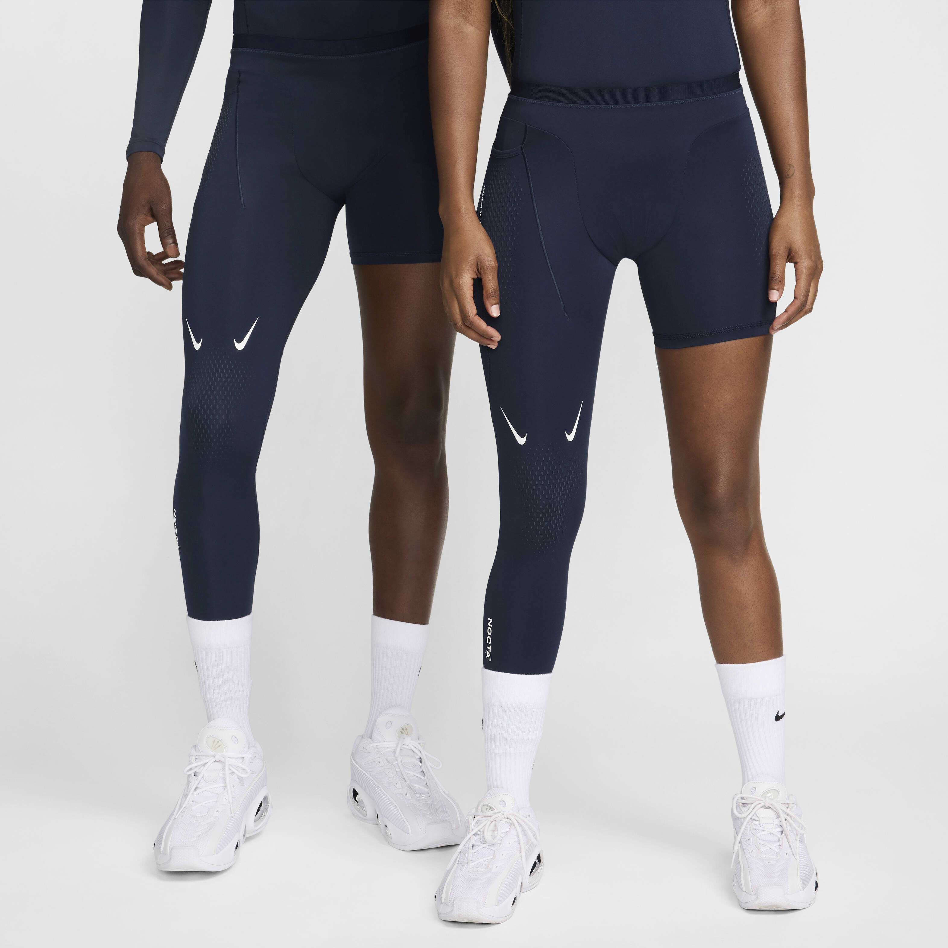 Buy NOCTA Men's Single-Leg Basketball Tights (Right) - College Navy/White |  Nike UAE Official