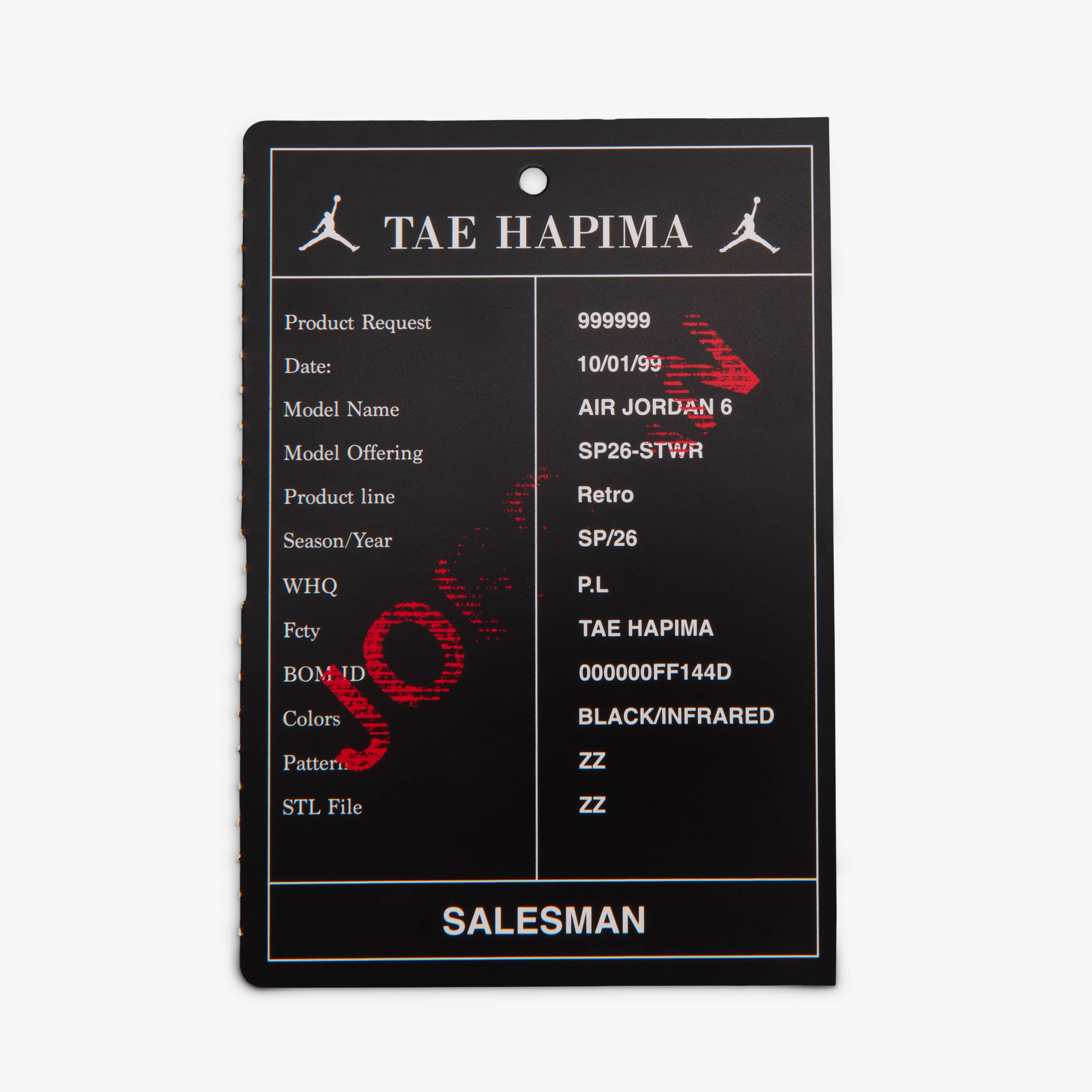 Jordan 6 Retro 'Infrared Salesman' image number 7