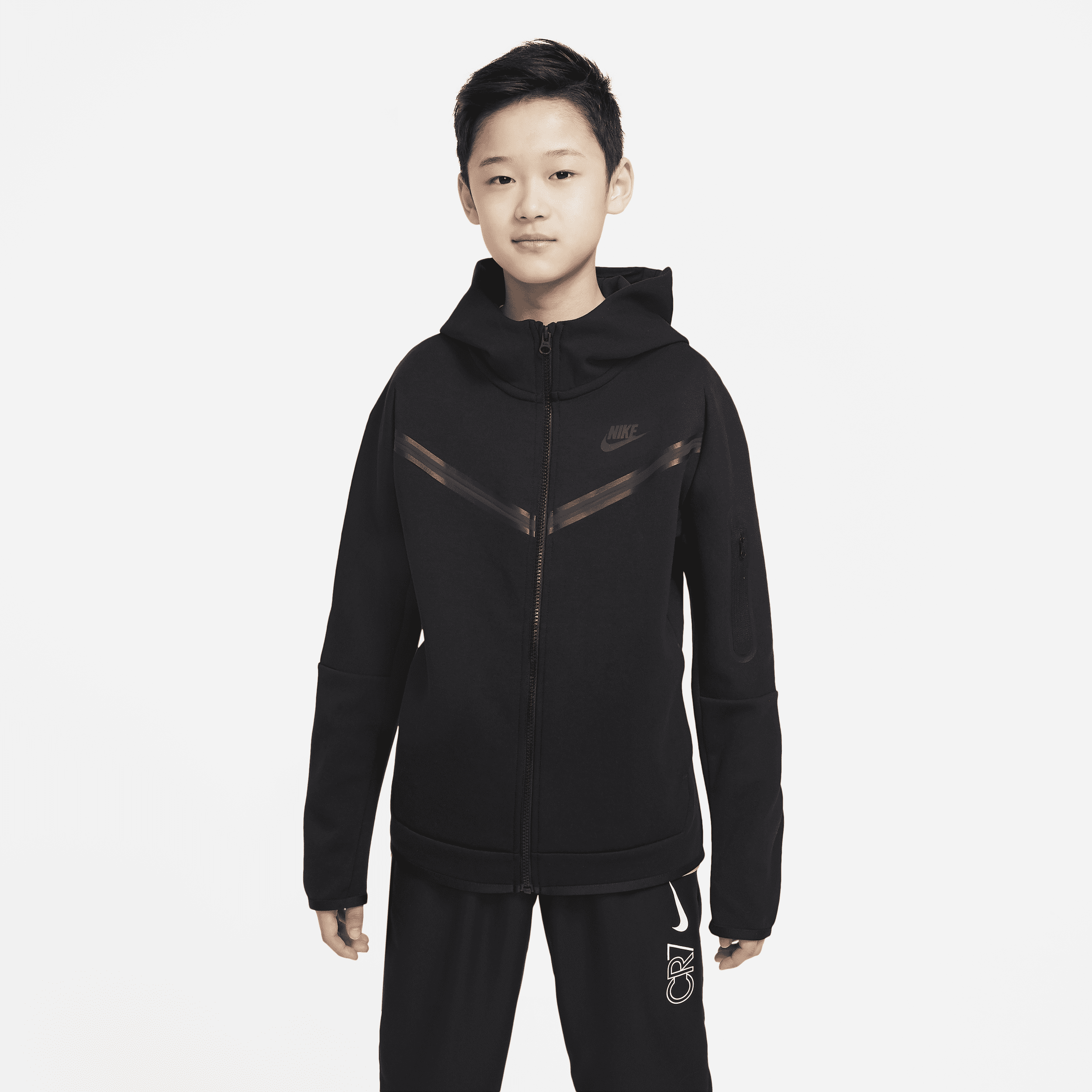 Nike fleece kids hotsell