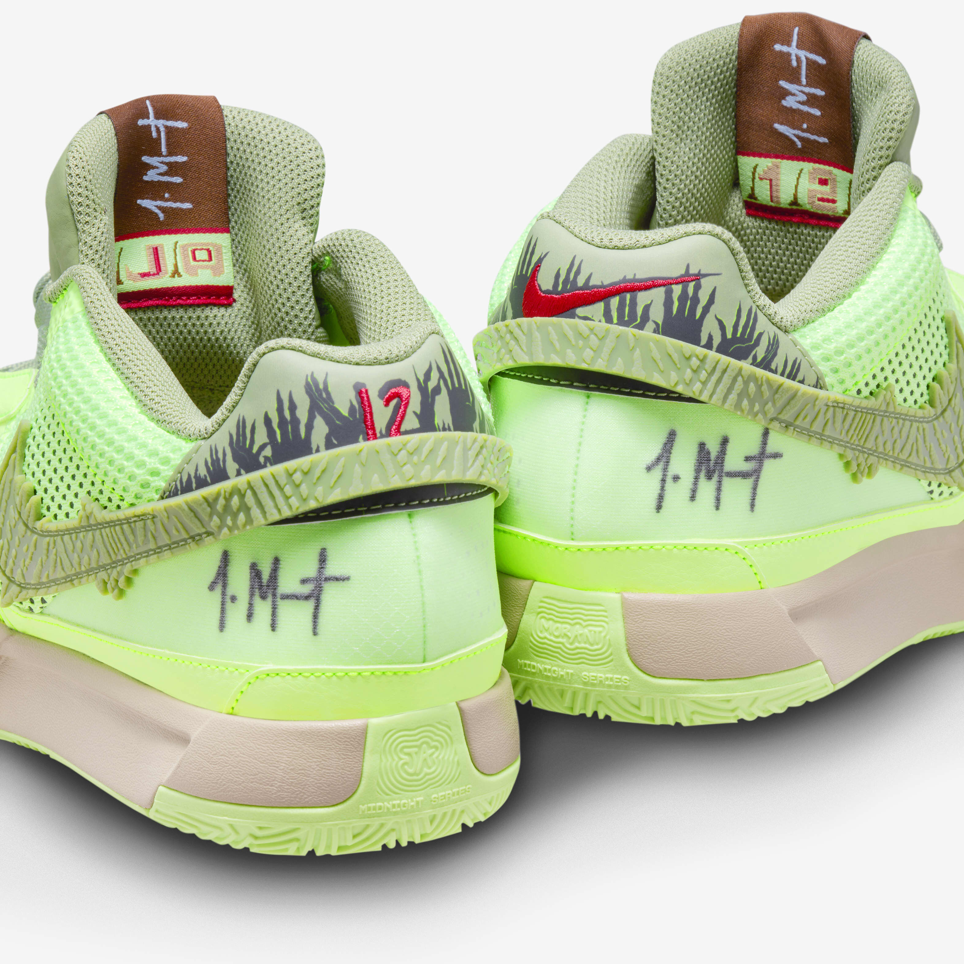 新品未使用　Nike Ja1 ジャ1 Zombie 32cm Buy JA 1 'Zombie' Basketball Shoes - Lime Blast/Black/Hemp