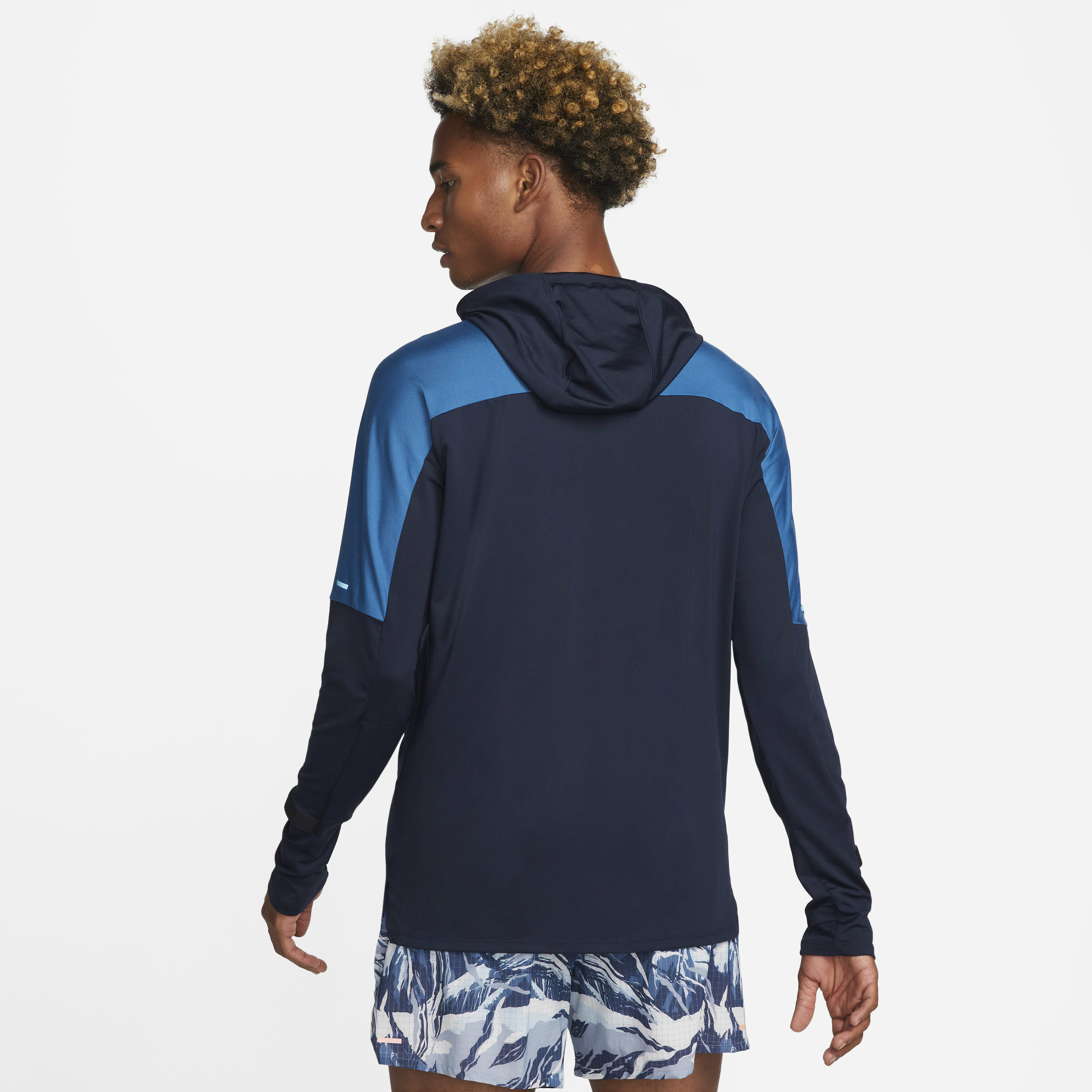 Navy blue dri fit hoodie best sale