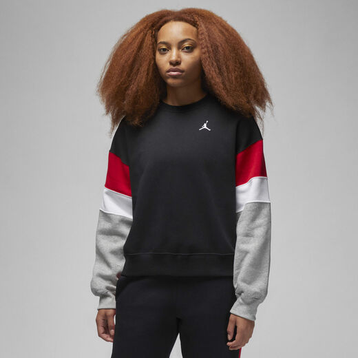 Hoodies & Sweatshirts-Jordan, Jordan Brooklyn Fleece, Women's Crew-Neck Sweatshirt