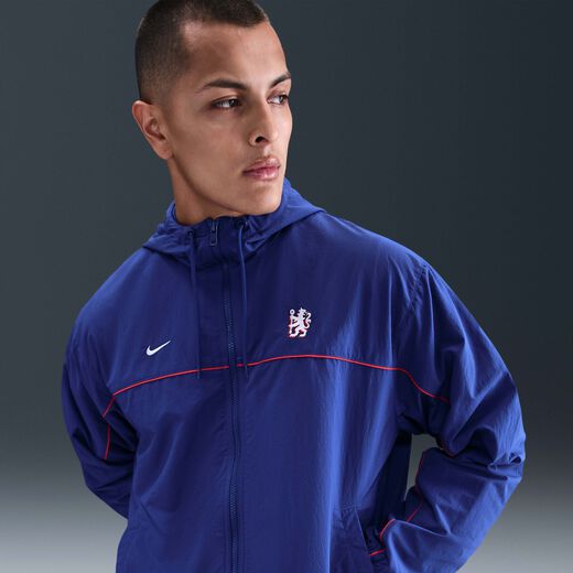 Football Jackets & Gilets-Nike, Chelsea F.C. Club, Men's Nike Football Hooded Jacket