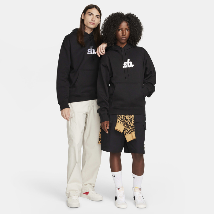 8417873 Buy Nike SB Fleece Pullover Skate Hoodie - Black/White @ Nike UAE