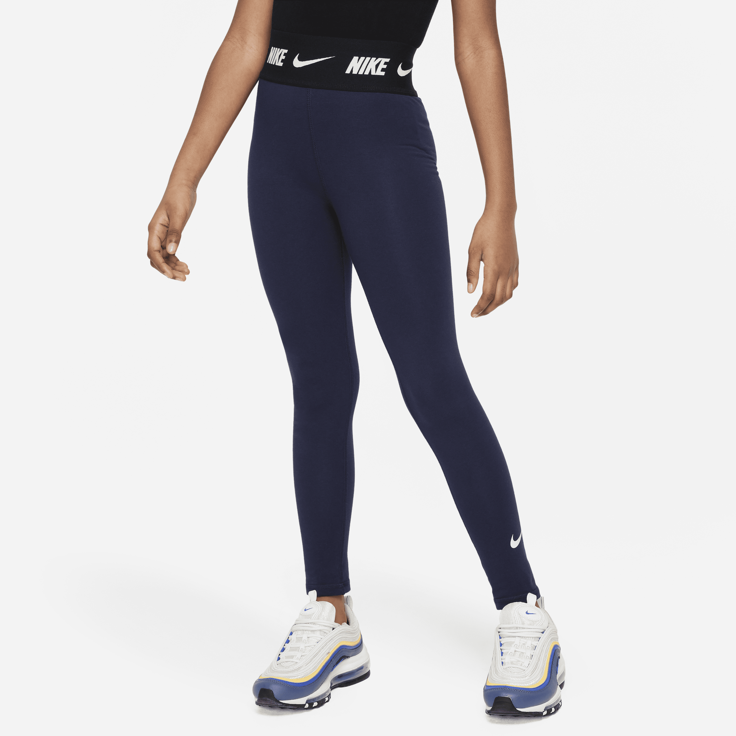 Nike online tights navy