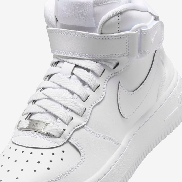 Kids High Air Force Nike Air Force GS Big Kids Shoes White/Black