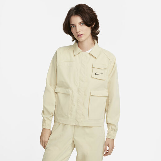 Jackets & Gilets-Nike, Nike Sportswear Swoosh, Women's Woven Jacket