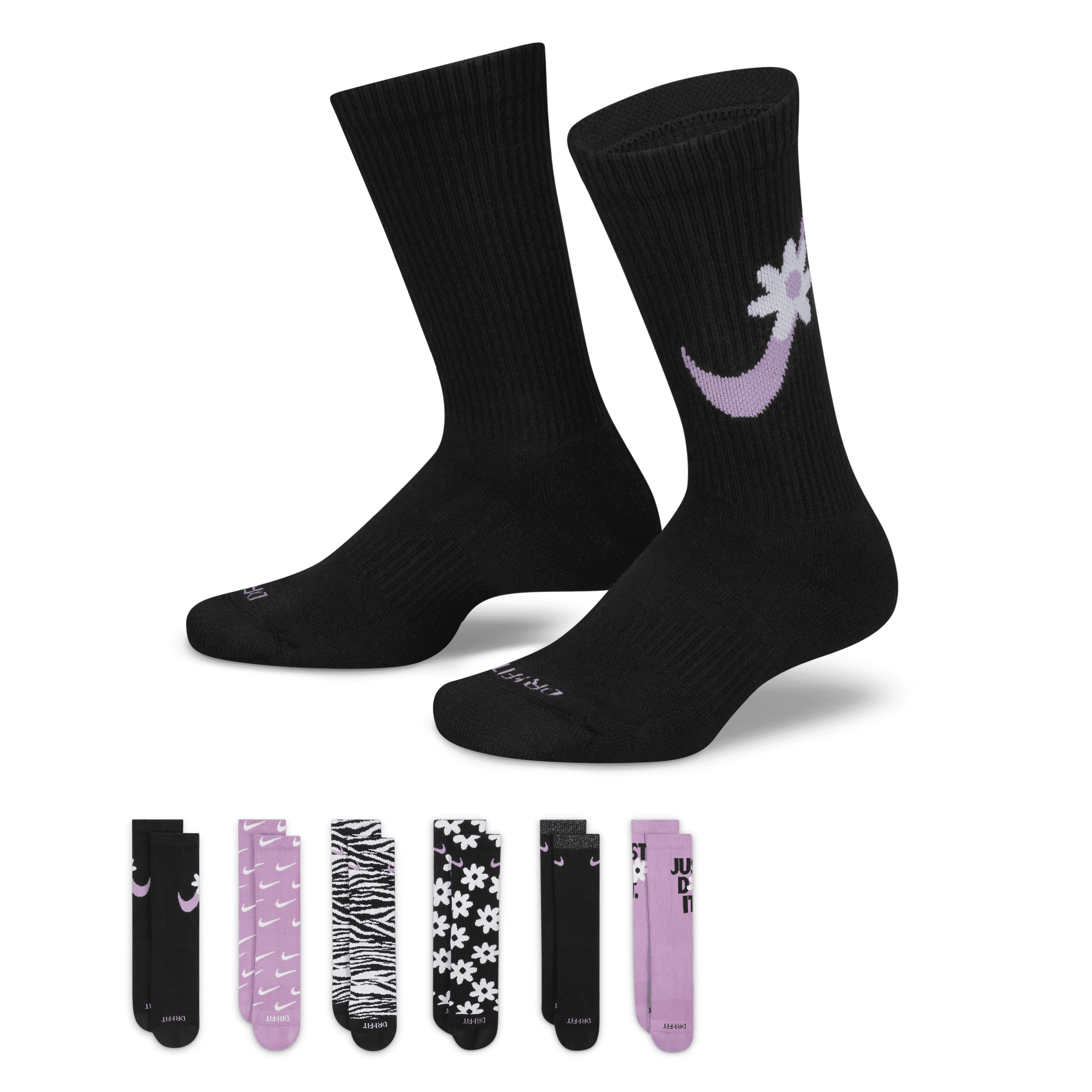 Nike floral sales socks