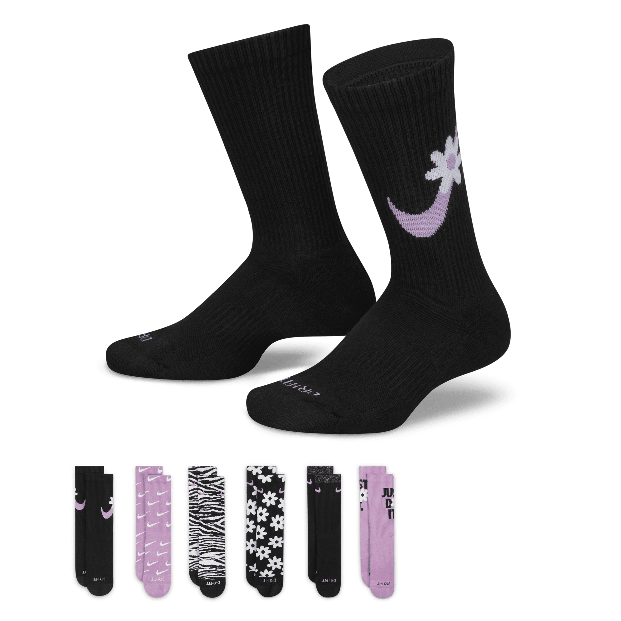 Nike crew outlet socks dri fit