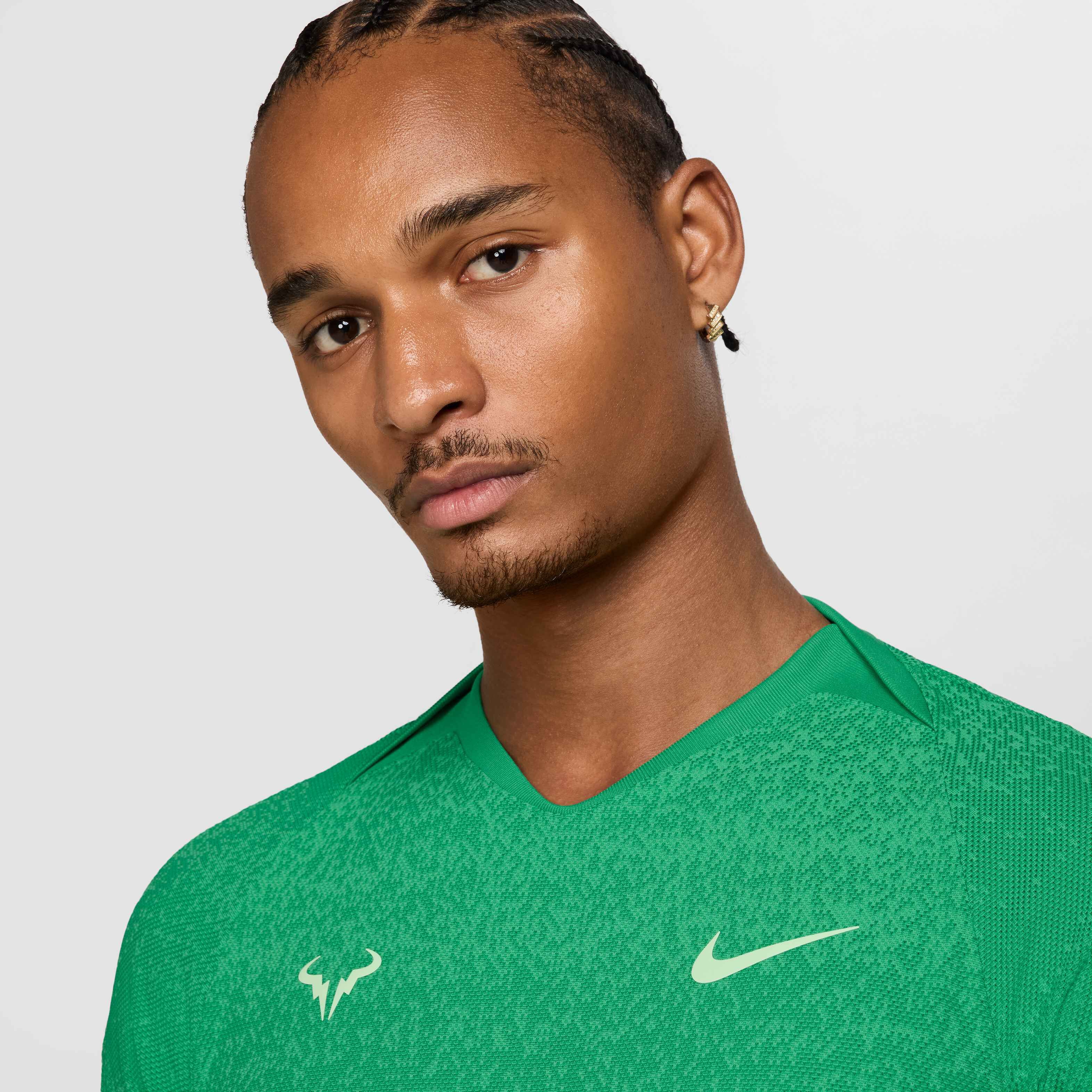 Nike Rafa テニスウェア ライムグリーン Buy Rafa Men's Dri-FIT ADV Short-Sleeve Tennis Top - Stadium