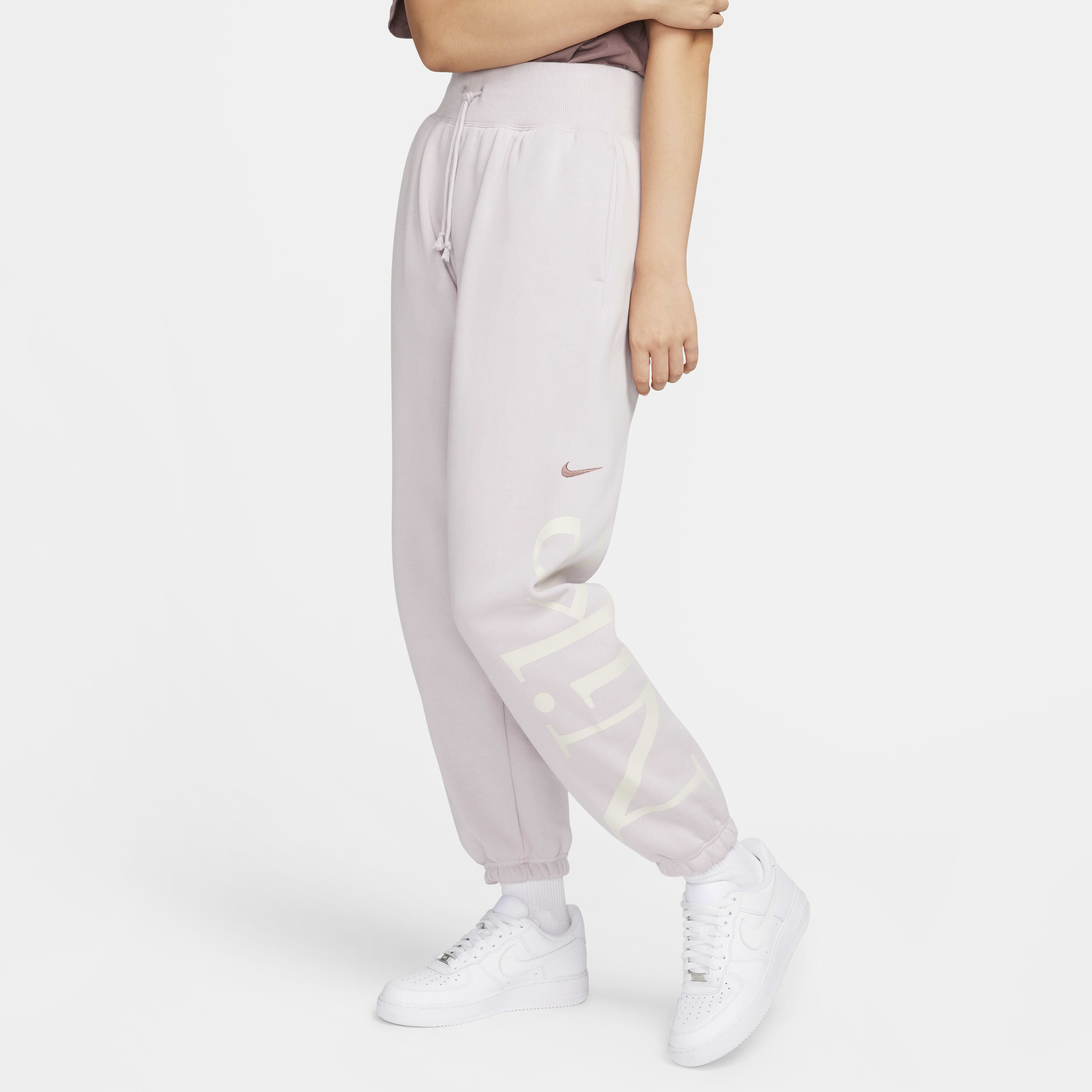 Oversized white joggers womens sale