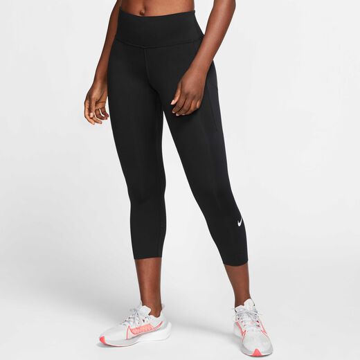 Leggings-Nike, Nike Epic Luxe, Women's Mid-Rise Crop Pocket Running Leggings