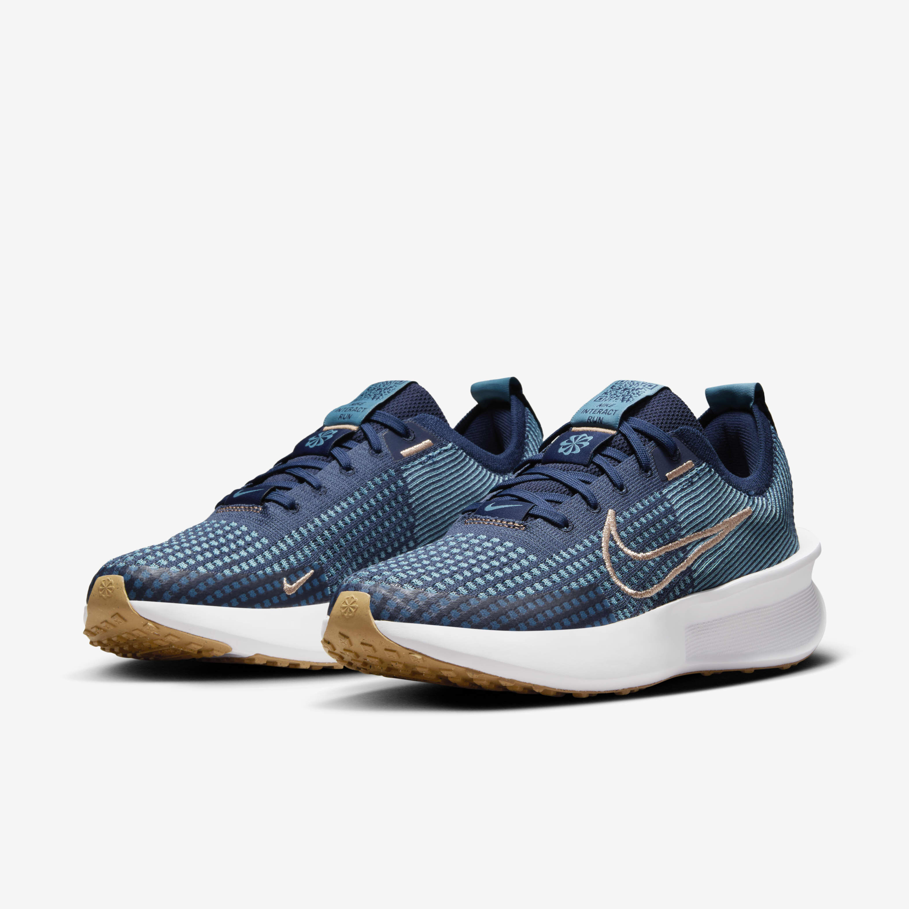 Navy blue sneakers womens nike on sale