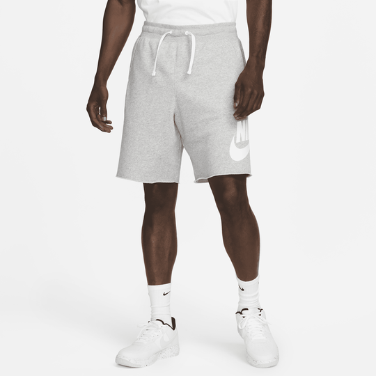 Grey nike sweat online shorts