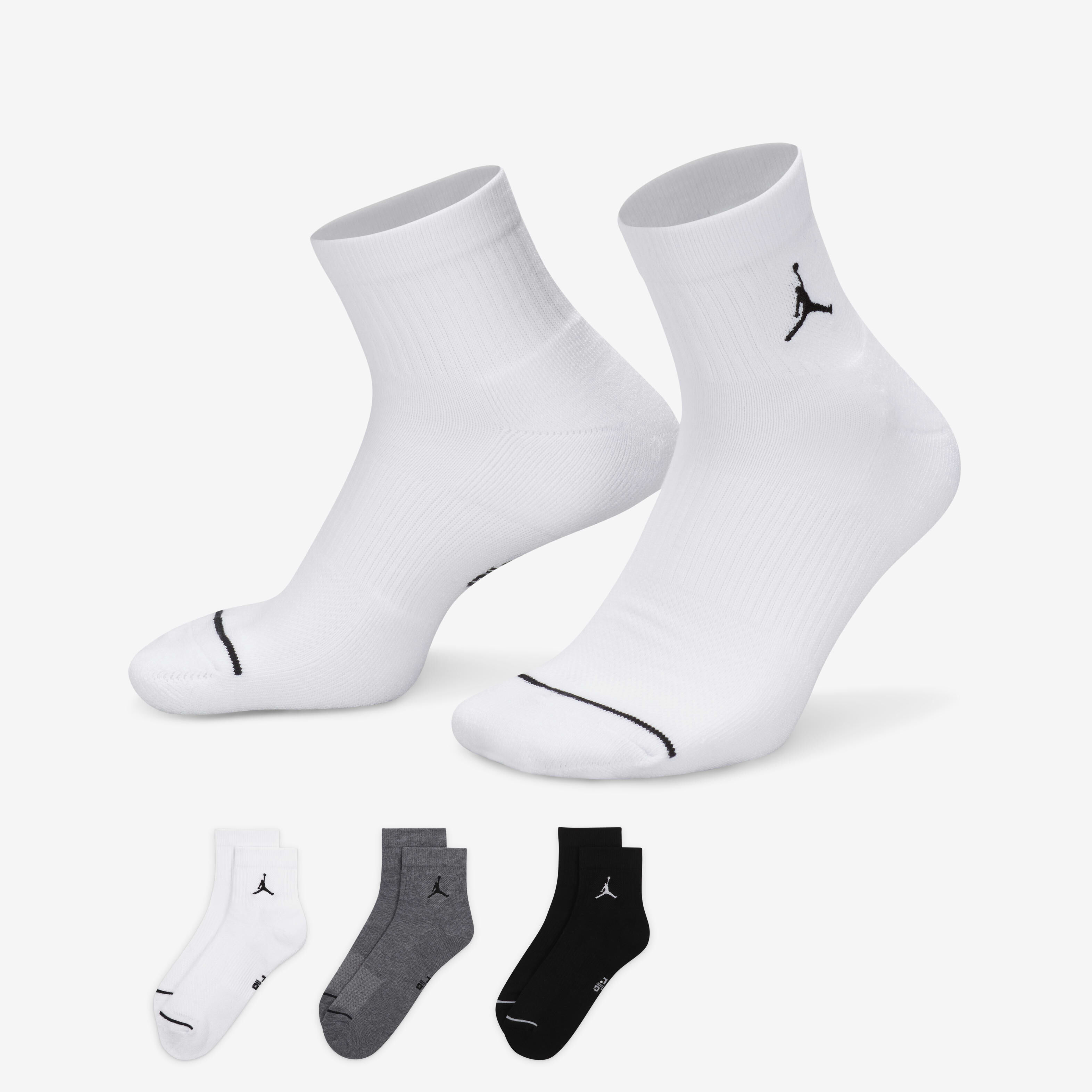 Buy Jordan Everyday Ankle Socks 3 Pairs Multi Colour Nike UAE Official