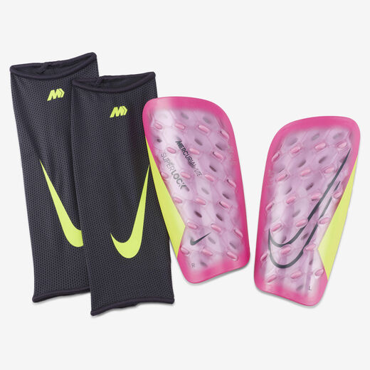Pads, Guards & Protection-Nike, Nike Mercurial Lite SuperLock, Football Shinguards