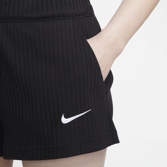 Nike women's online ribbed shorts