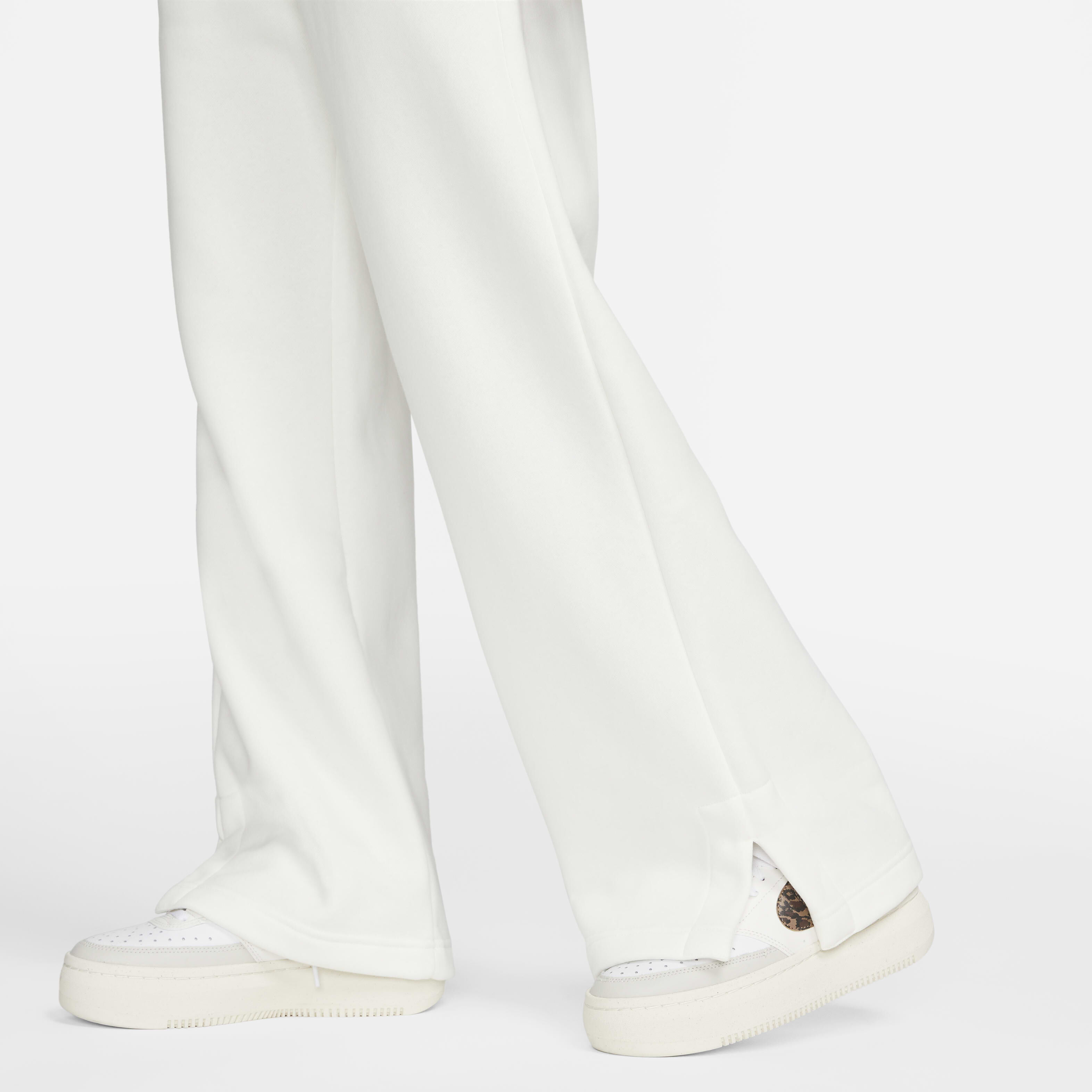 Nike wide leg tracksuit bottoms online