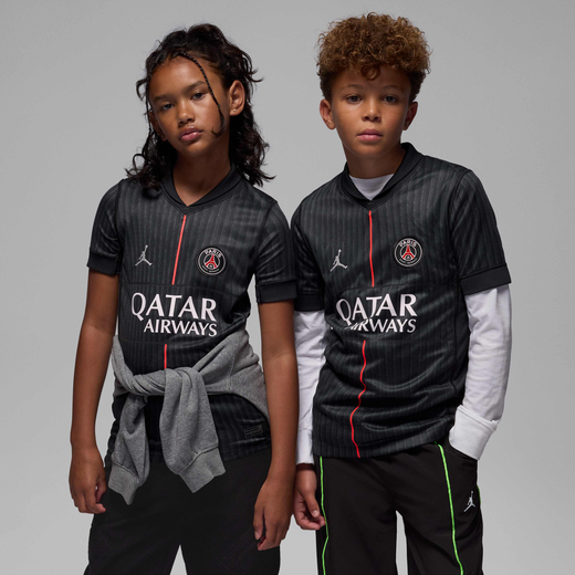 Jordan Kits & Jerseys-Nike, Paris Saint-Germain 2025/26 Stadium Fourth, Older Kids' Jordan Dri-FIT Football Replica Shirt