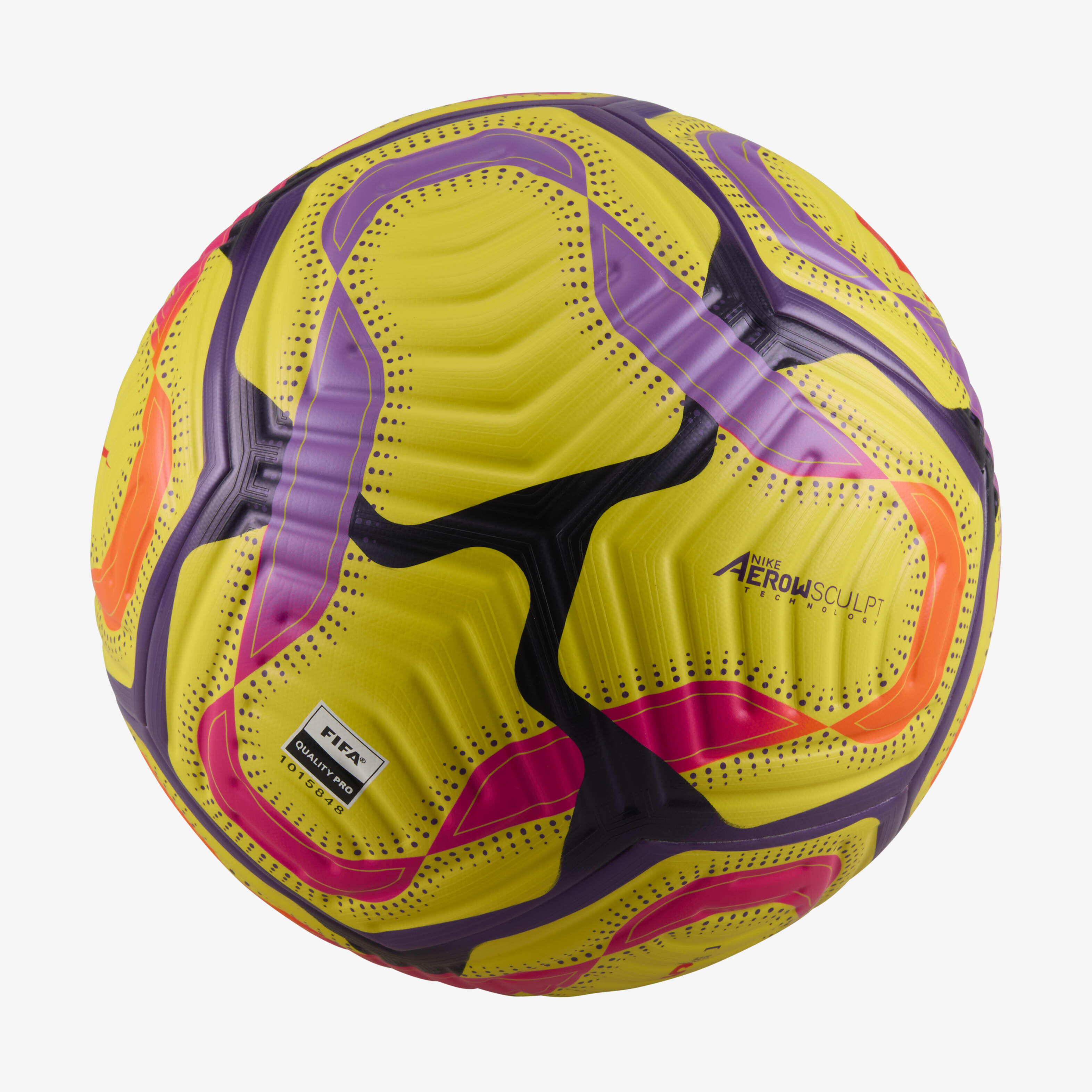 Yellow and purple premier league football best sale