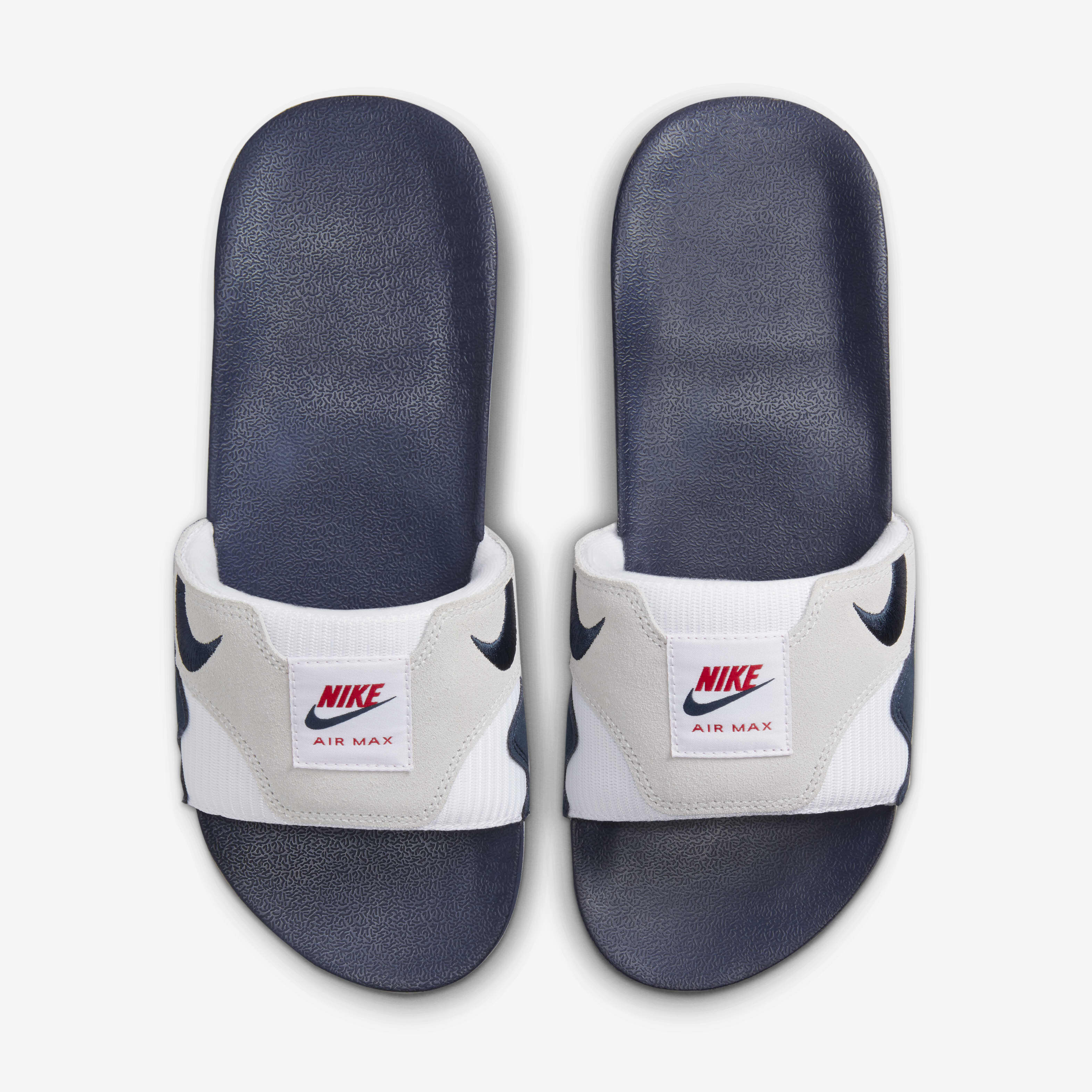 Buy Nike Air Max 1 Men's Slides - White/Light Neutral Grey