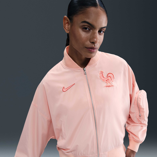 Bomber Jackets-Nike, FFF Essential, Women's Nike Football Oversized Bomber