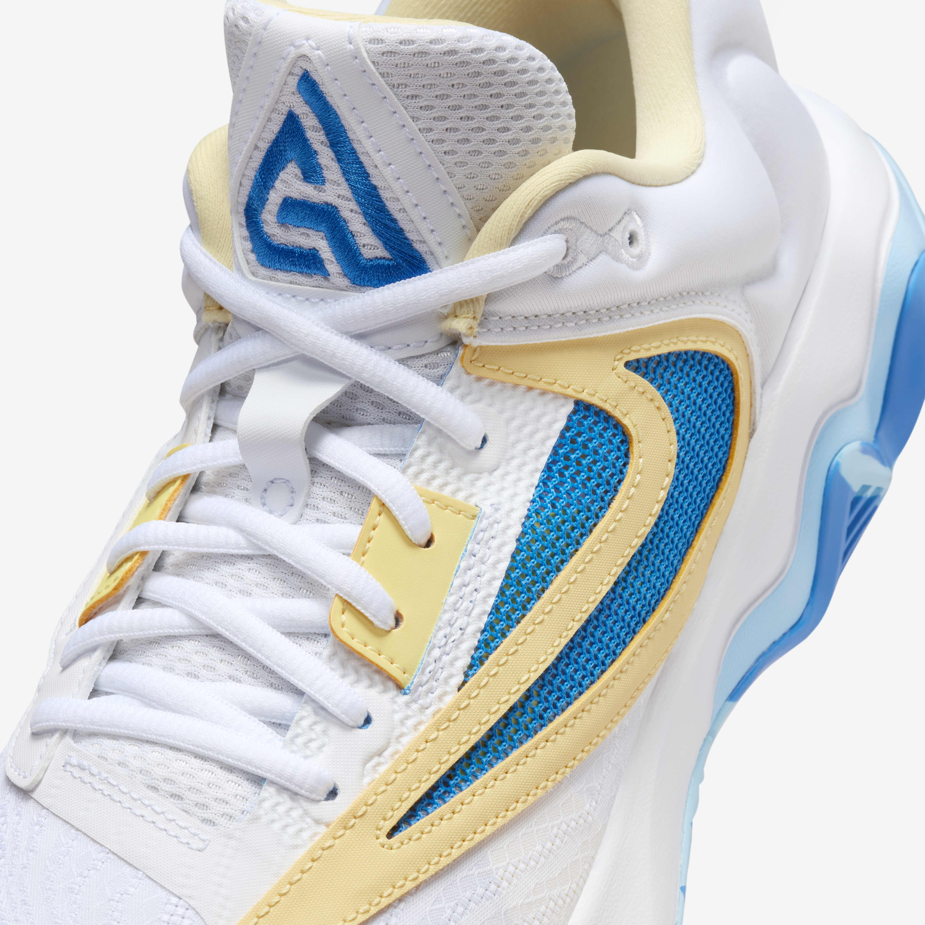Yellow and blue basketball shoes hotsell
