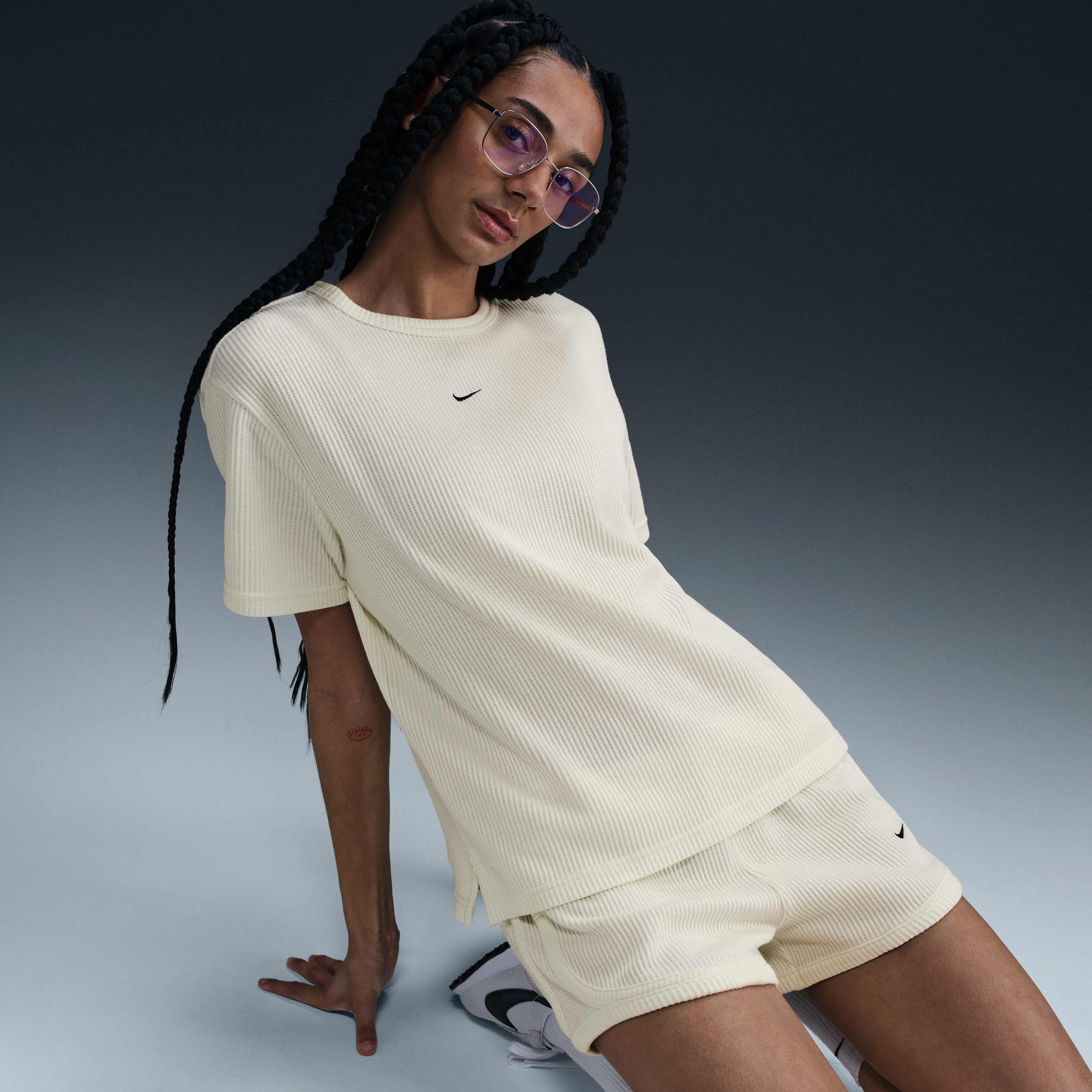 ★ Nike★ Sportswear Chill Waffle Loose Short Sleeve Top W Buy Nike Sportswear Chill Waffle Women's Loose Short-Sleeve