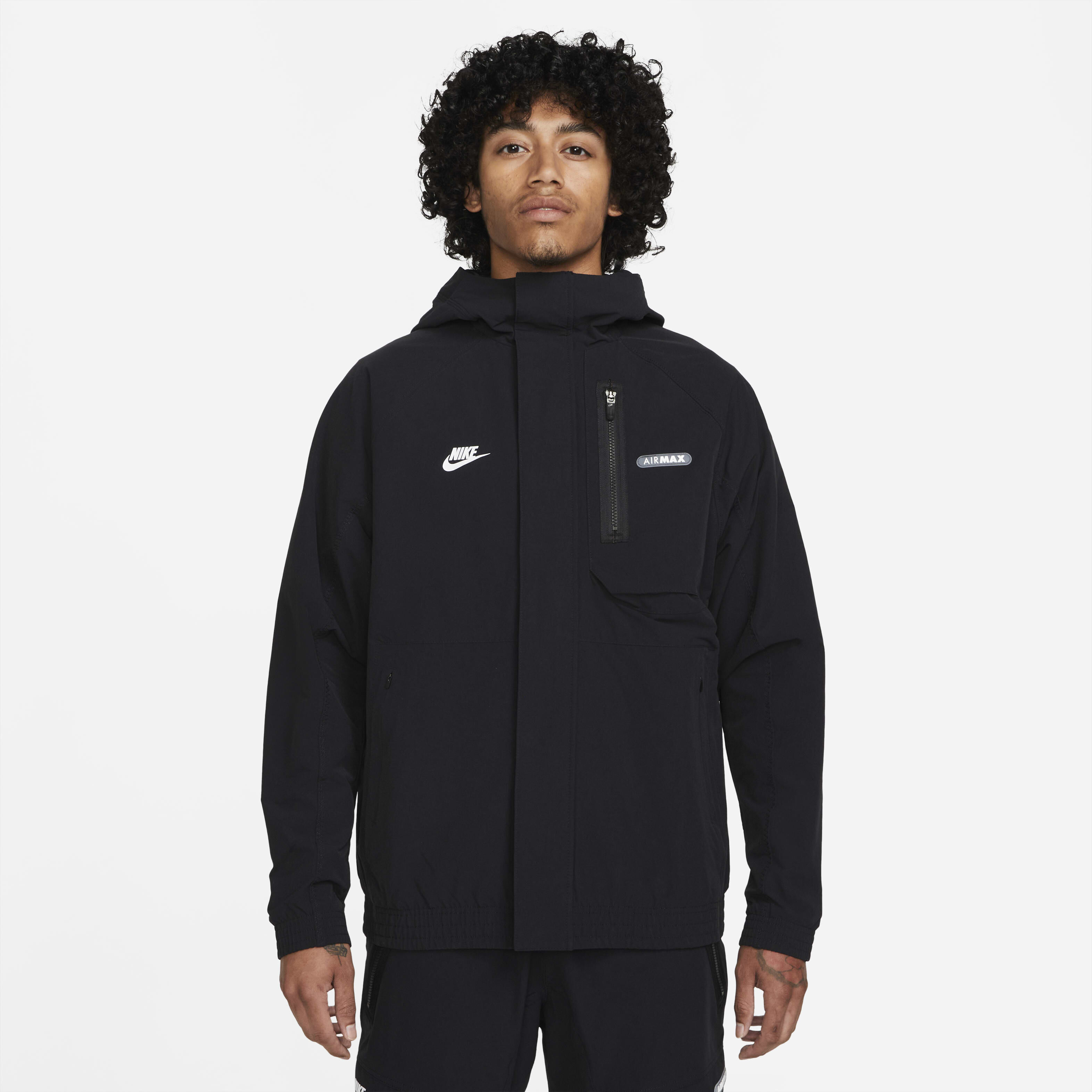 Nike air max black jacket clearance