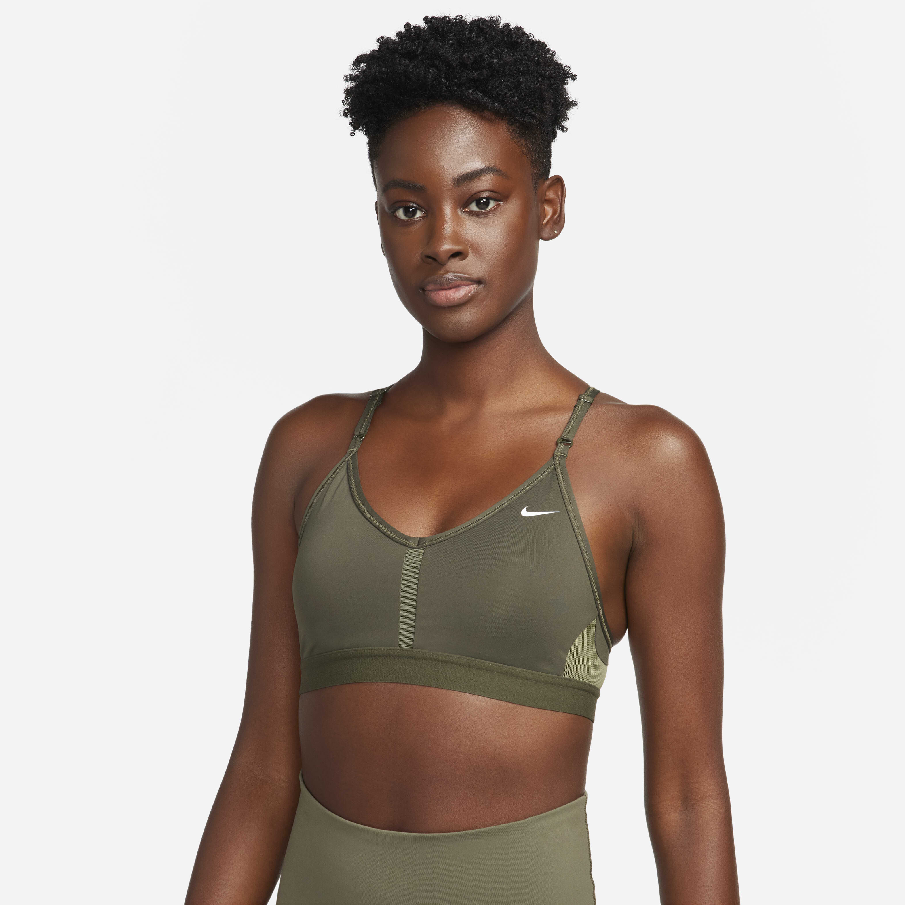 Buy Nike Indy Women s Light Support Padded V Neck Sports Bra Nike UAE Official