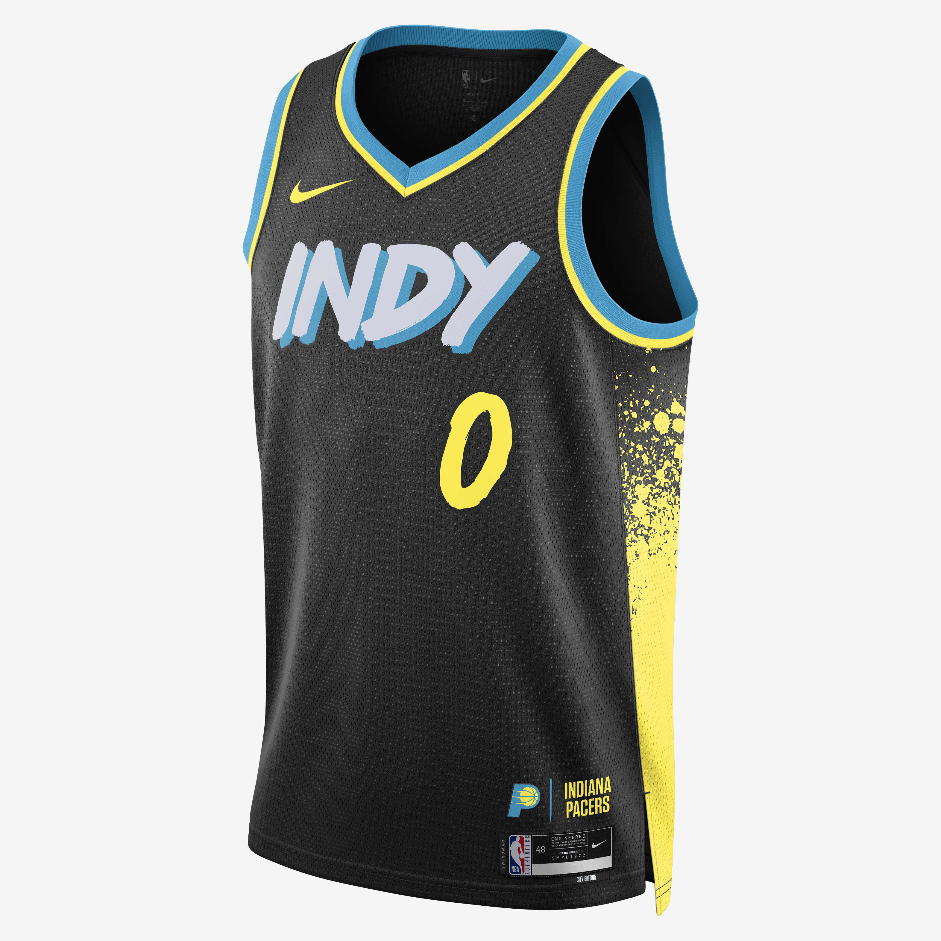 専用Indiana PacersTurner GameJersey XL 2021-24 Indiana Pacers Turner #33 Jordan Swingman Alternate