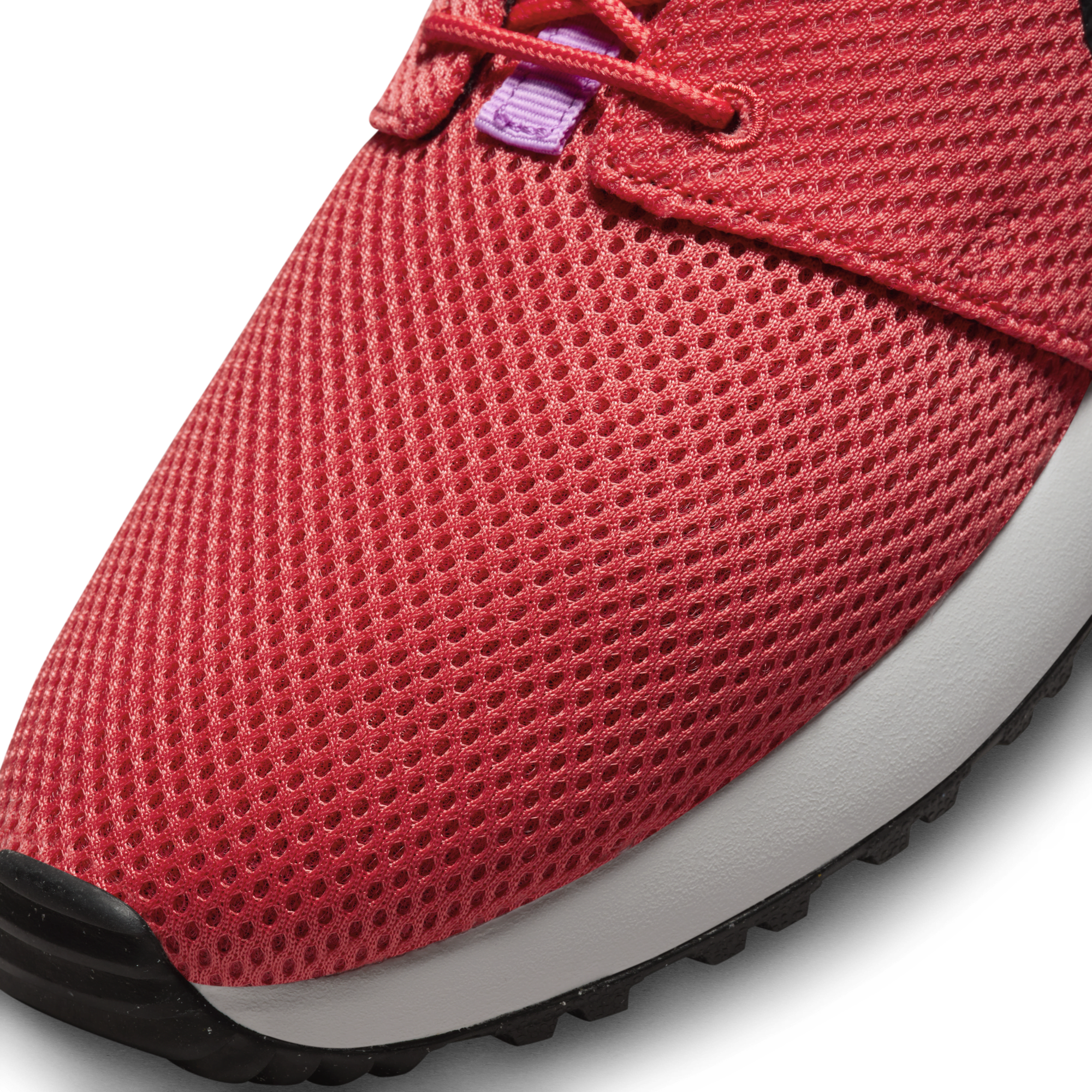 Red nike new arrivals roshe golf shoes