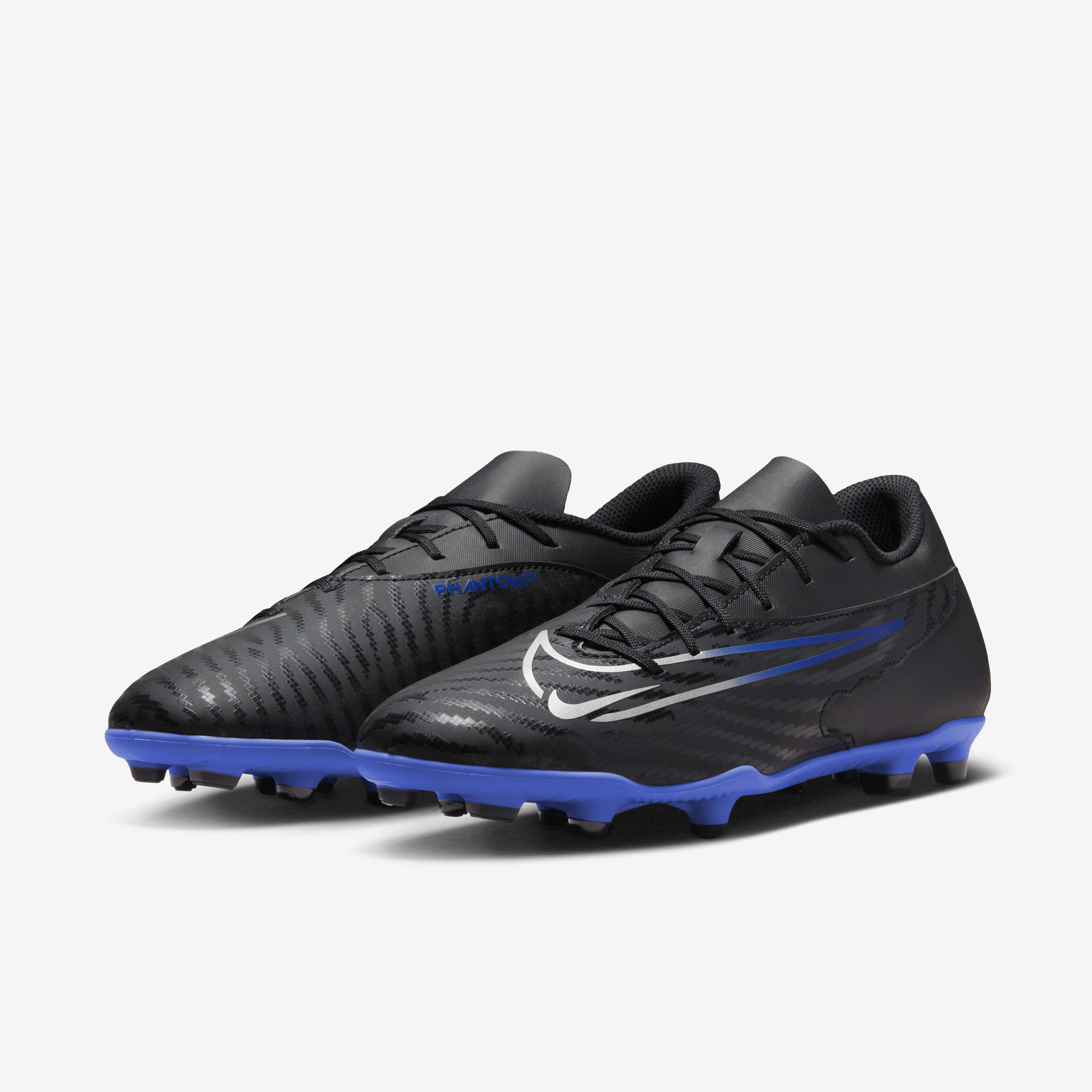 Buy Nike Phantom GX Club Multi Ground Low Top Football Boot Black Hyper Royal Chrome Nike UAE Official