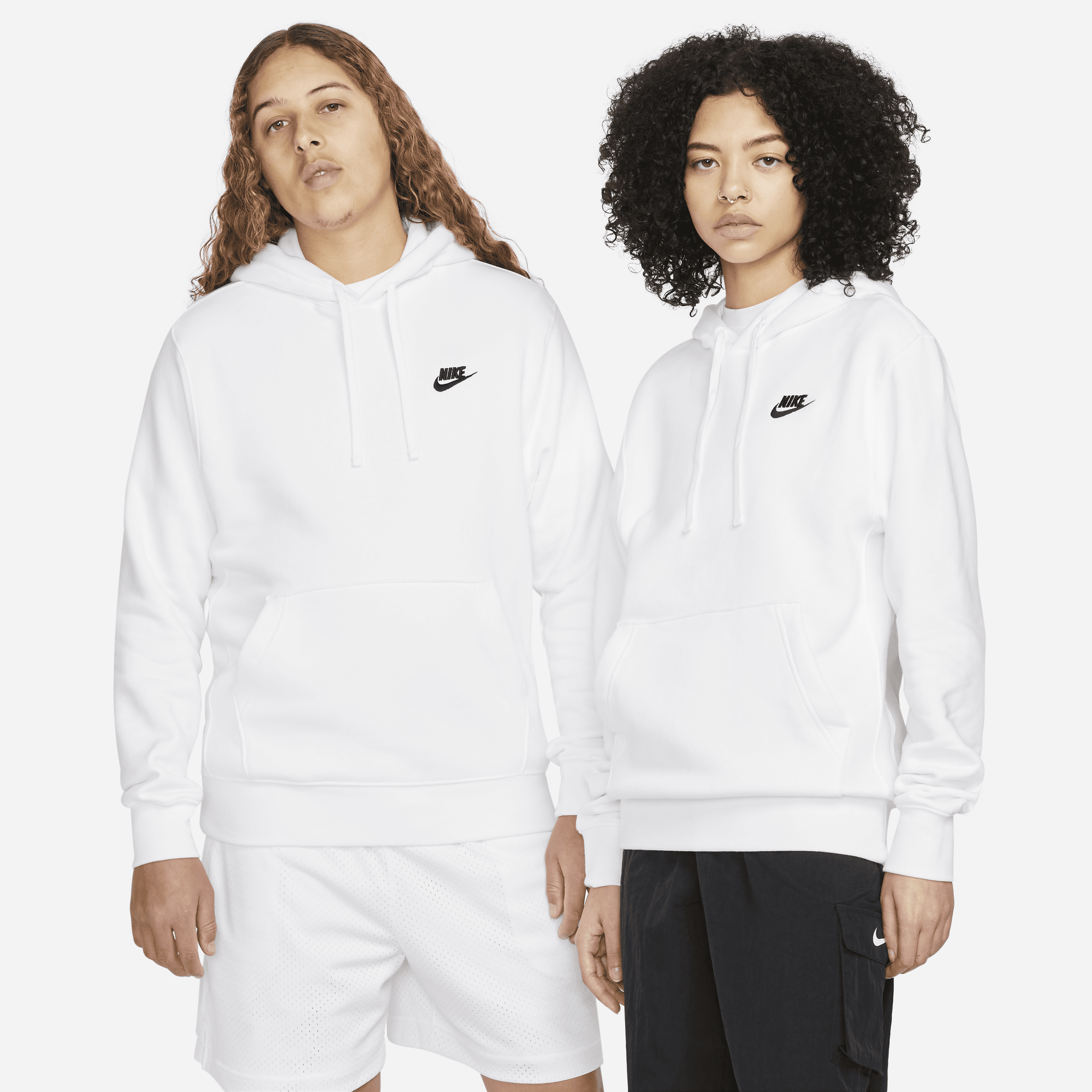 Shop Sportswear Club Fleece Pullover Hoodie Nike UAE