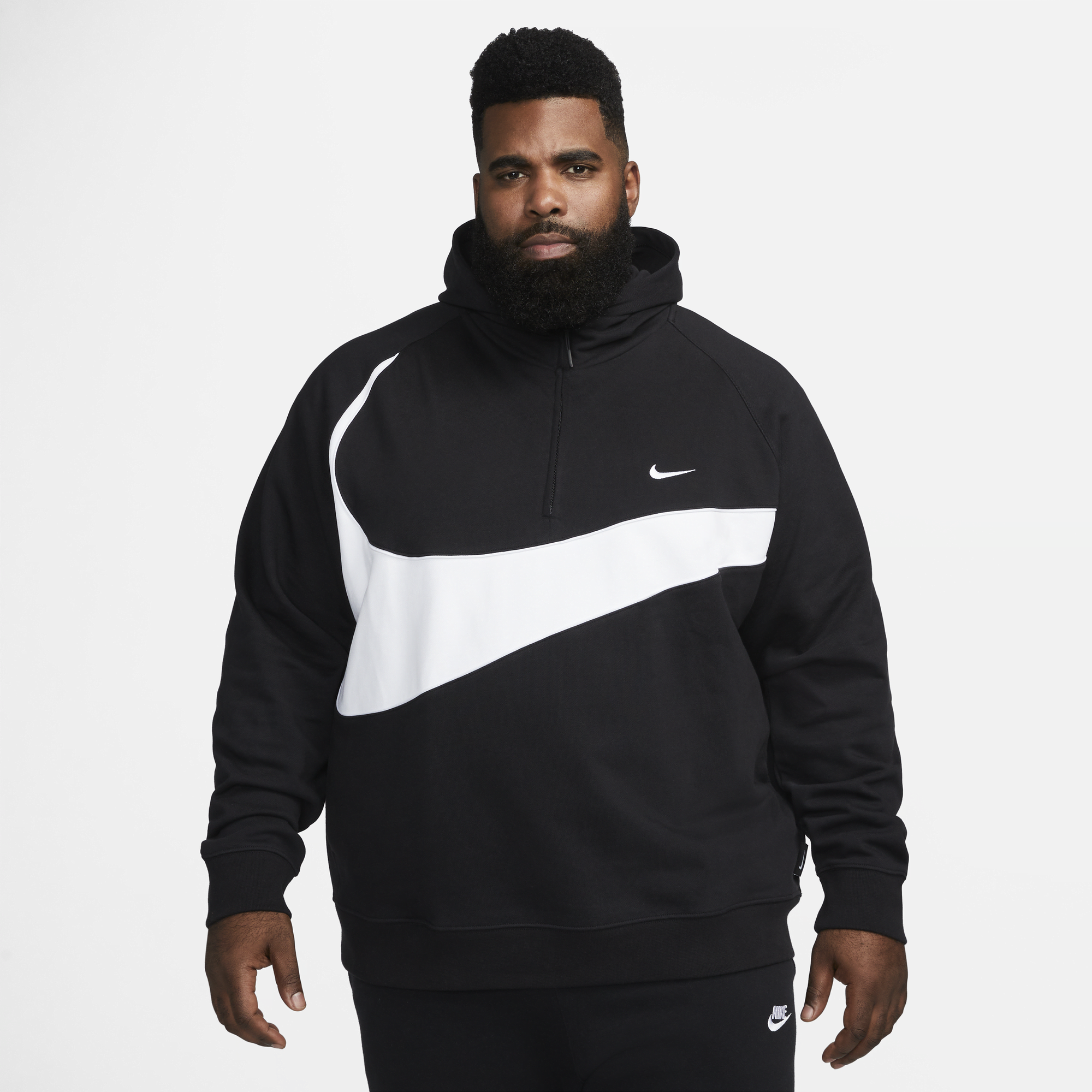 Half zip hoodie hot sale nike