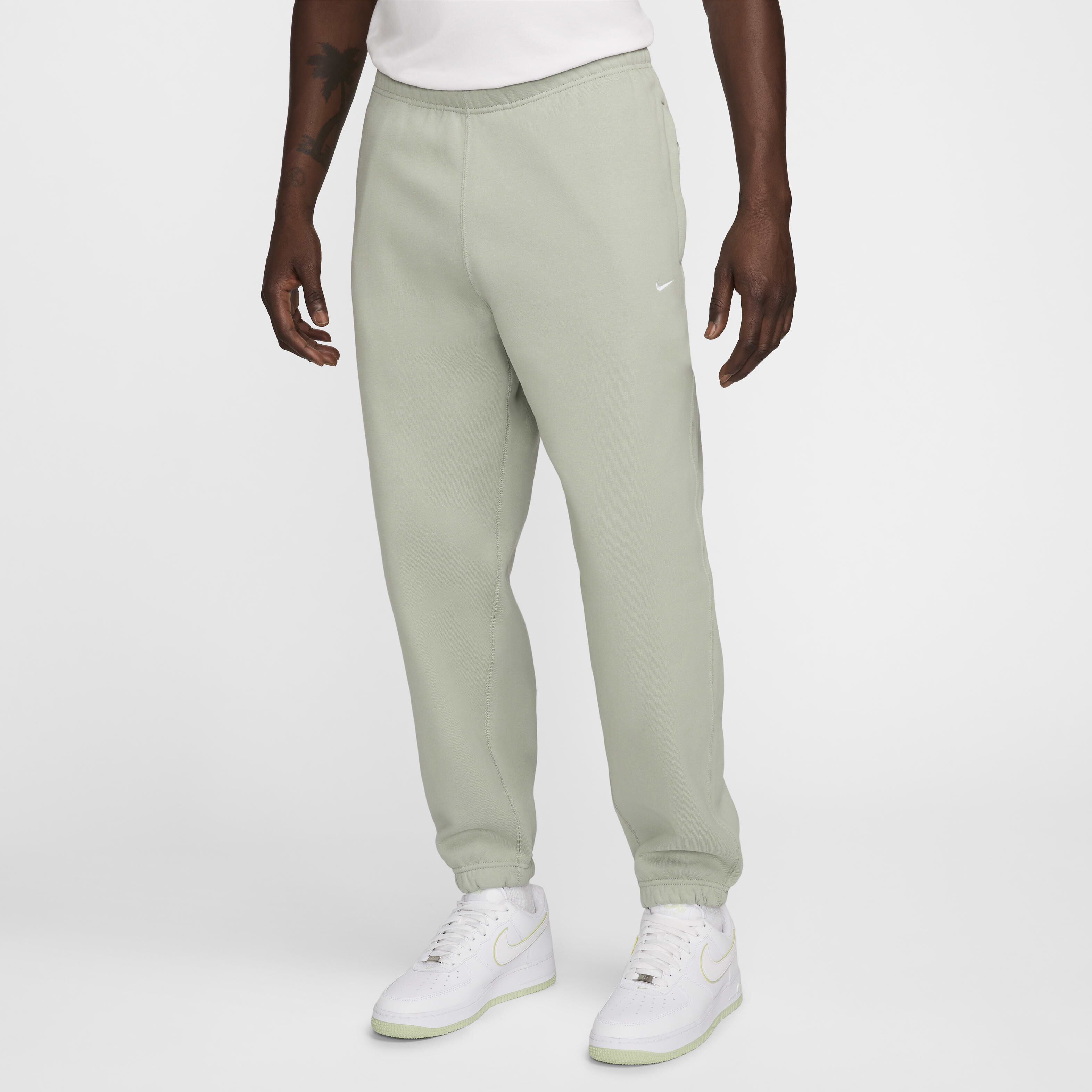 Nike swoosh colour block fleece pants on sale