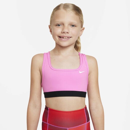 Sports Bras-Nike, Nike Swoosh, Older Kids' (Girls') Sports Bra Sports Bras-Nike, Nike Swoosh, Older Kids' (Girls') Sports Bra