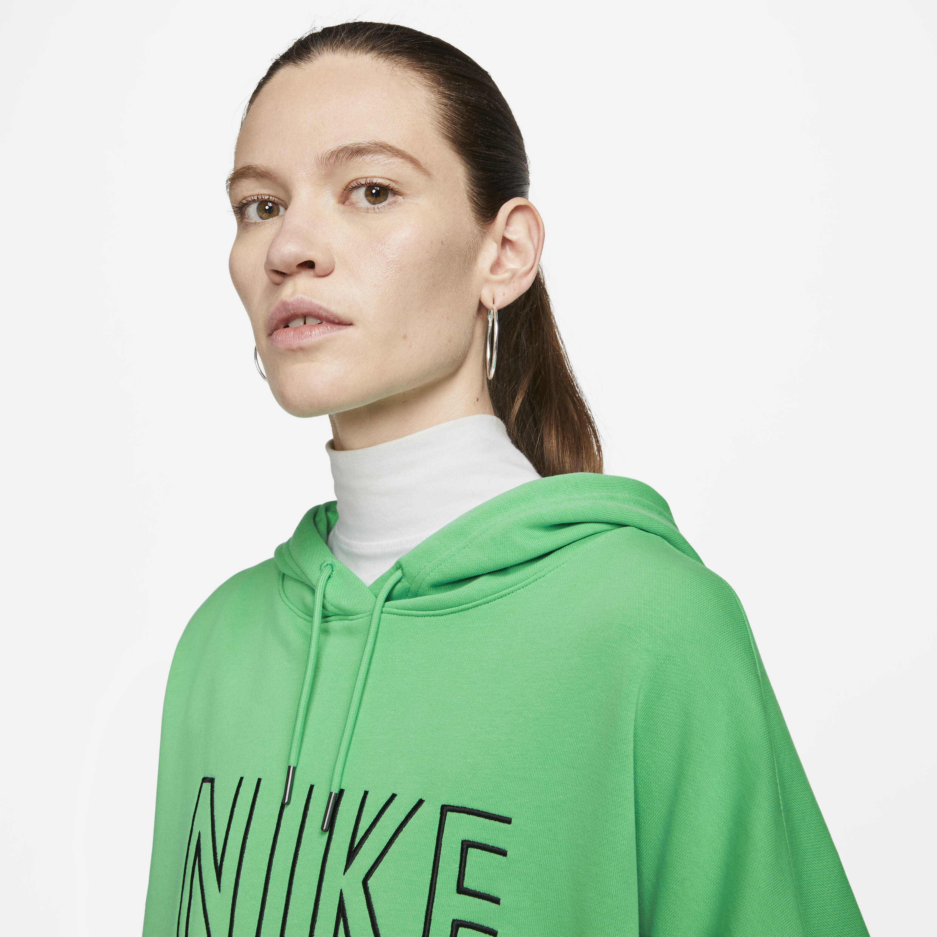 Neon nike hoodie womens top