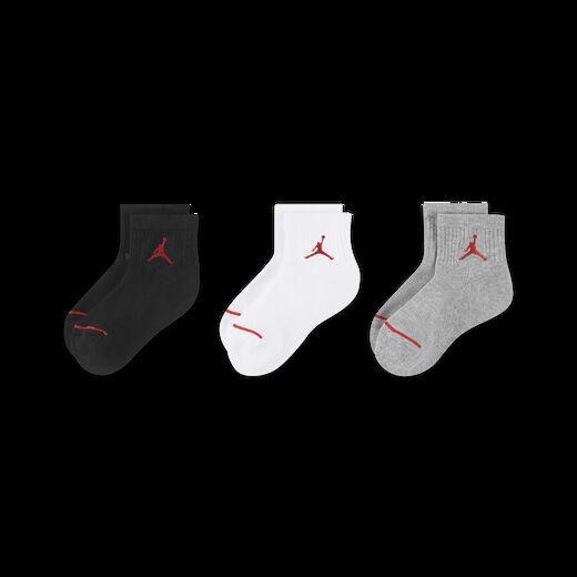 Ankle-JRDN, Jordan, Little Kids' Ankle Socks (3 Pairs)