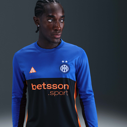 Inter Milan-Nike, Inter Milan 2026 Stadium SE, Men's Nike ACG Dri-FIT Football Long-Sleeve Replica Jersey