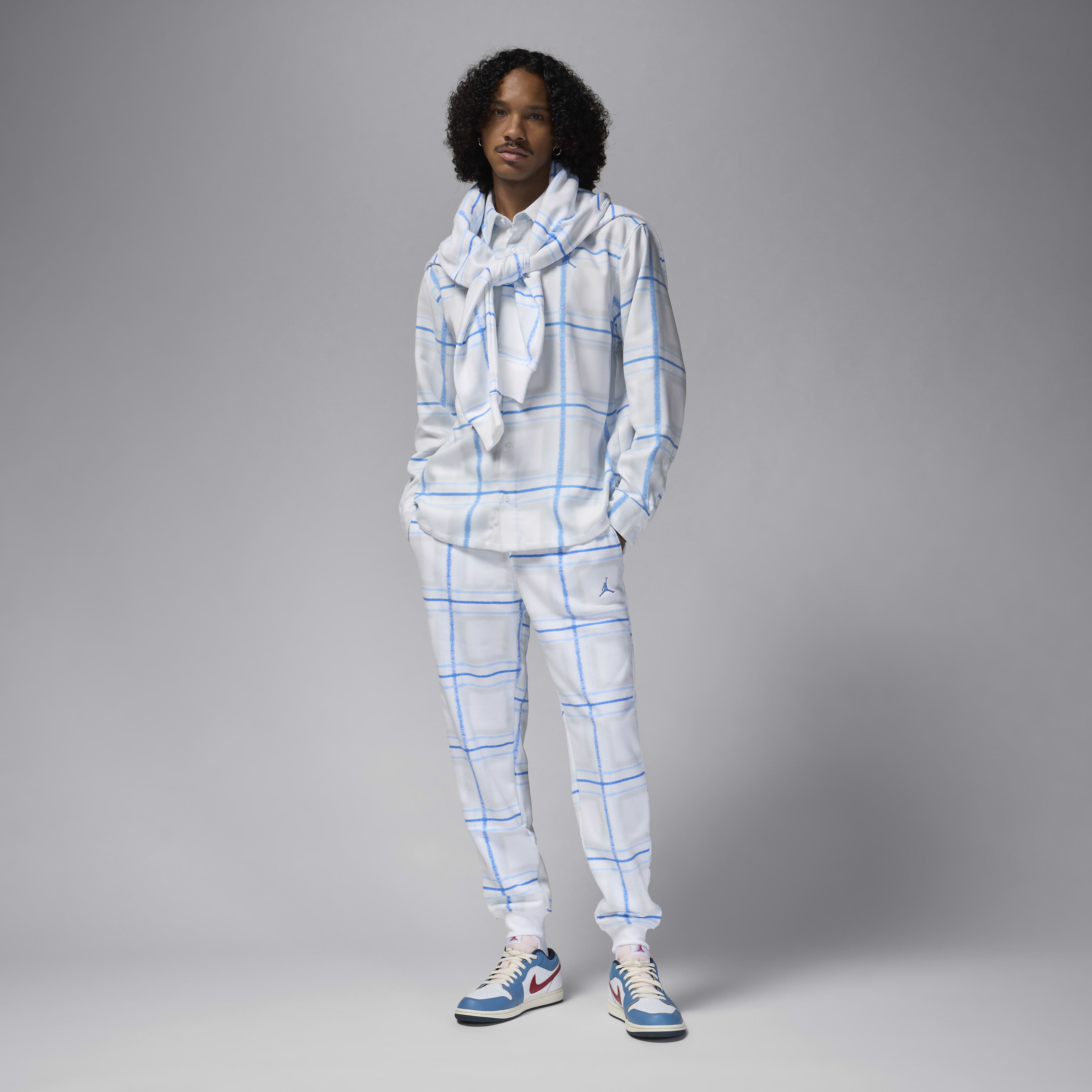 Tシャツ・カットソー Nike Jordan Essentials Men's Plaid Flannel Top Jordan - Essentials Plaid Flannel Top - VegNonVeg
