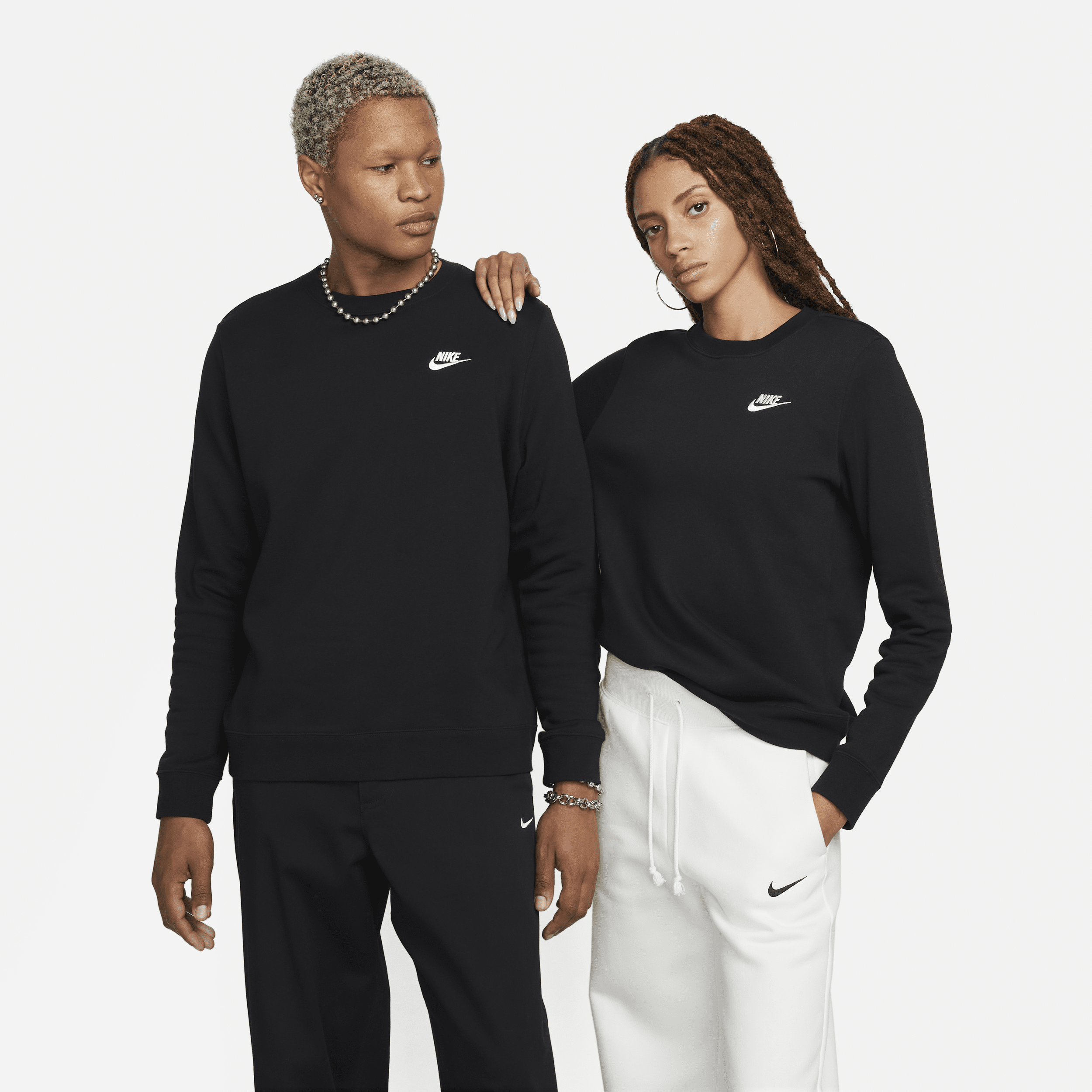 Nike sales fleece sweatshirt