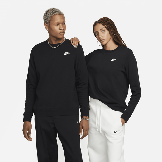 Nike women's sportswear hotsell fleece crew sweatshir