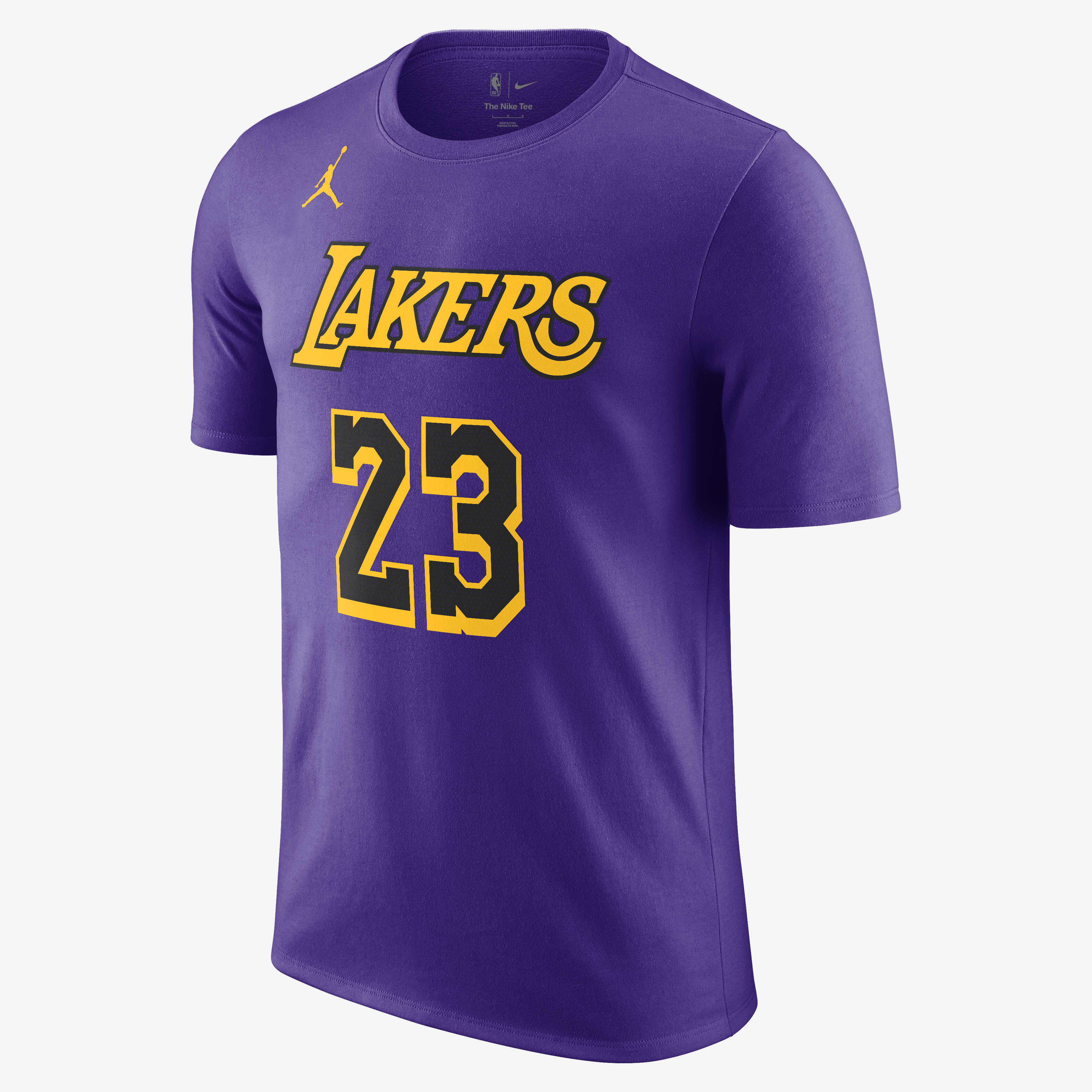 Buy Los Angeles Lakers Statement Edition Men s Jordan NBA T Shirt Field Purple Nike UAE Official
