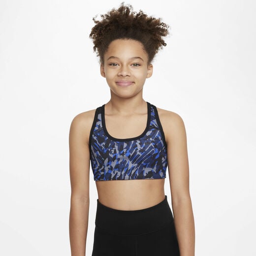 Sports Bras-Nike, Nike Swoosh, Older Kids' (Girls') Reversible Sports Bra Sports Bras-Nike, Nike Swoosh, Older Kids' (Girls') Reversible Sports Bra