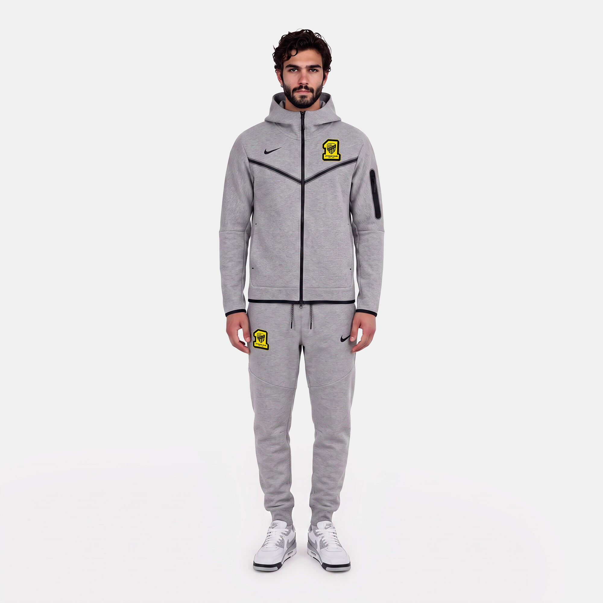 Al-Ittihad F.C. Tech Fleece Windrunner image number 2